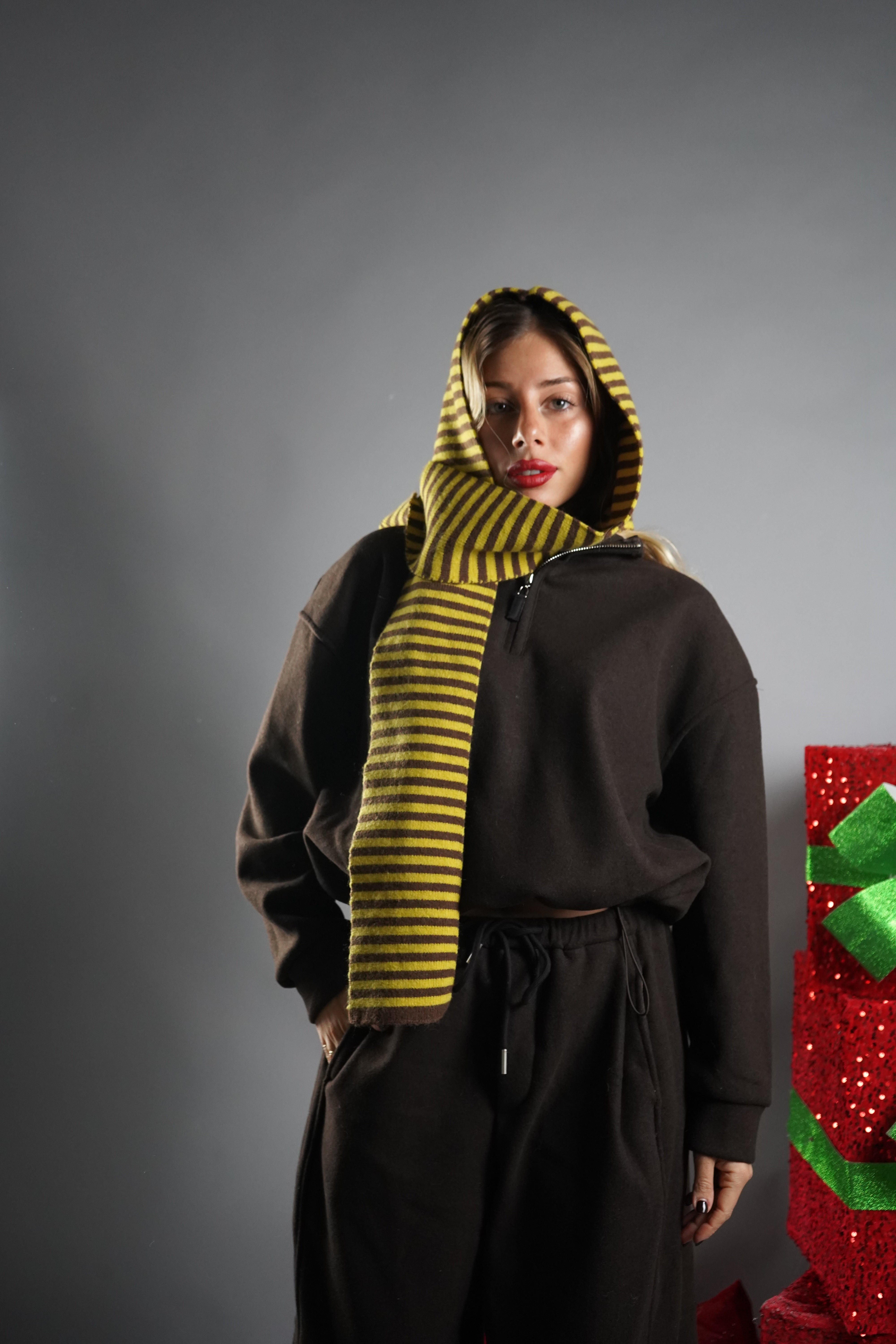 COORDINATO LANA CON SCIARPA POTTER