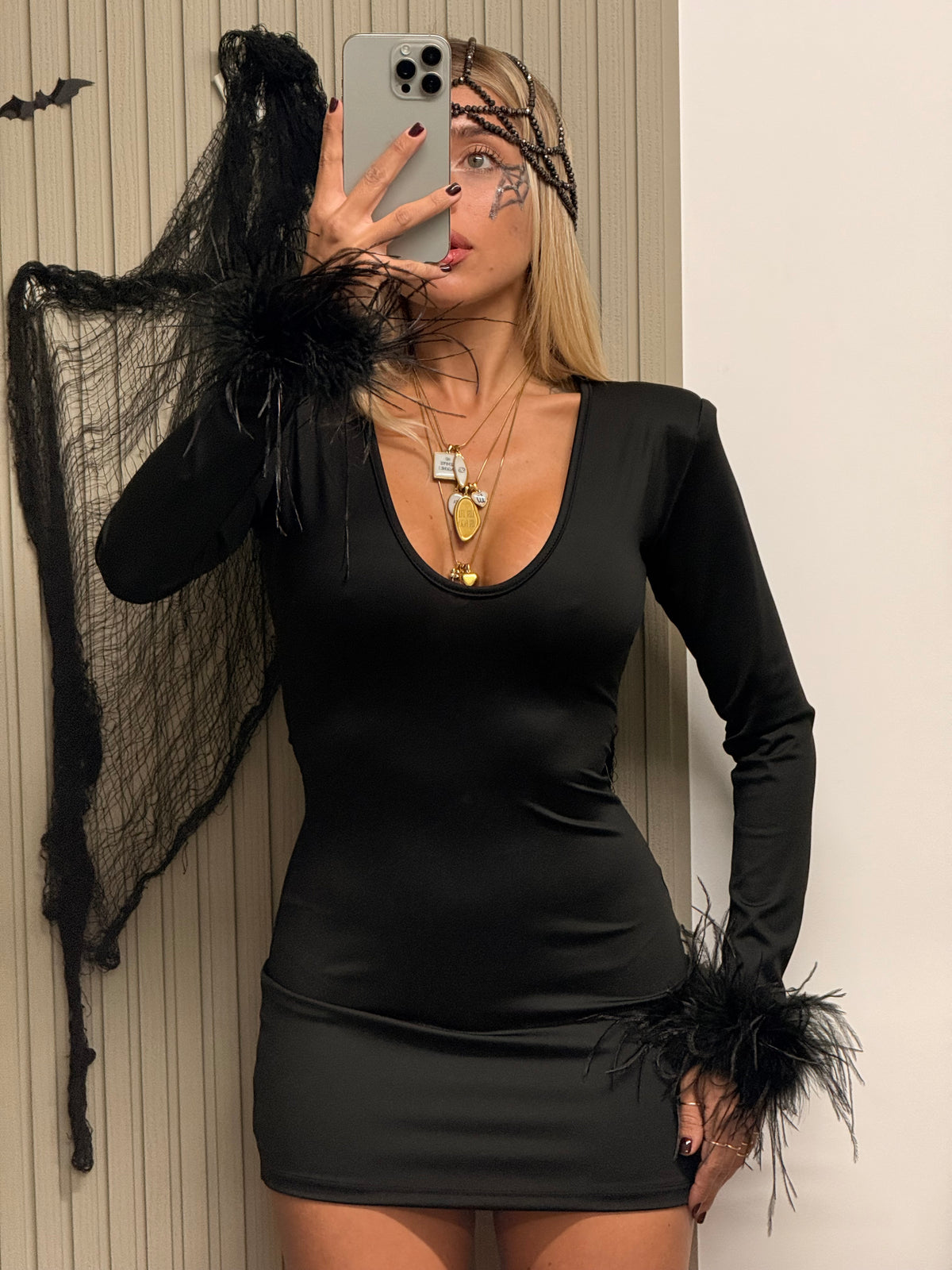 MINI DRESS PLUMA