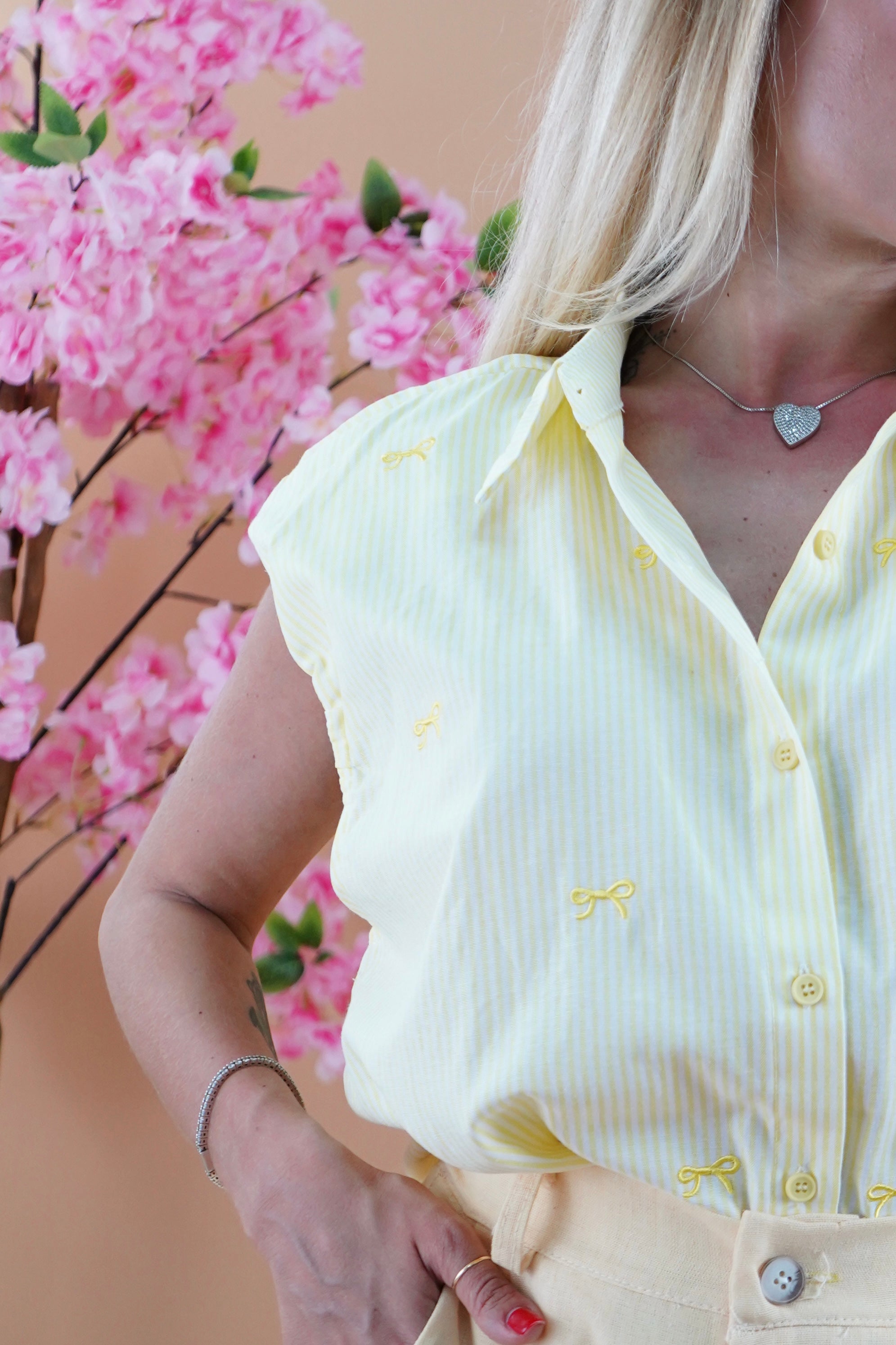 CAMICIA FIOCCHI GIALLA