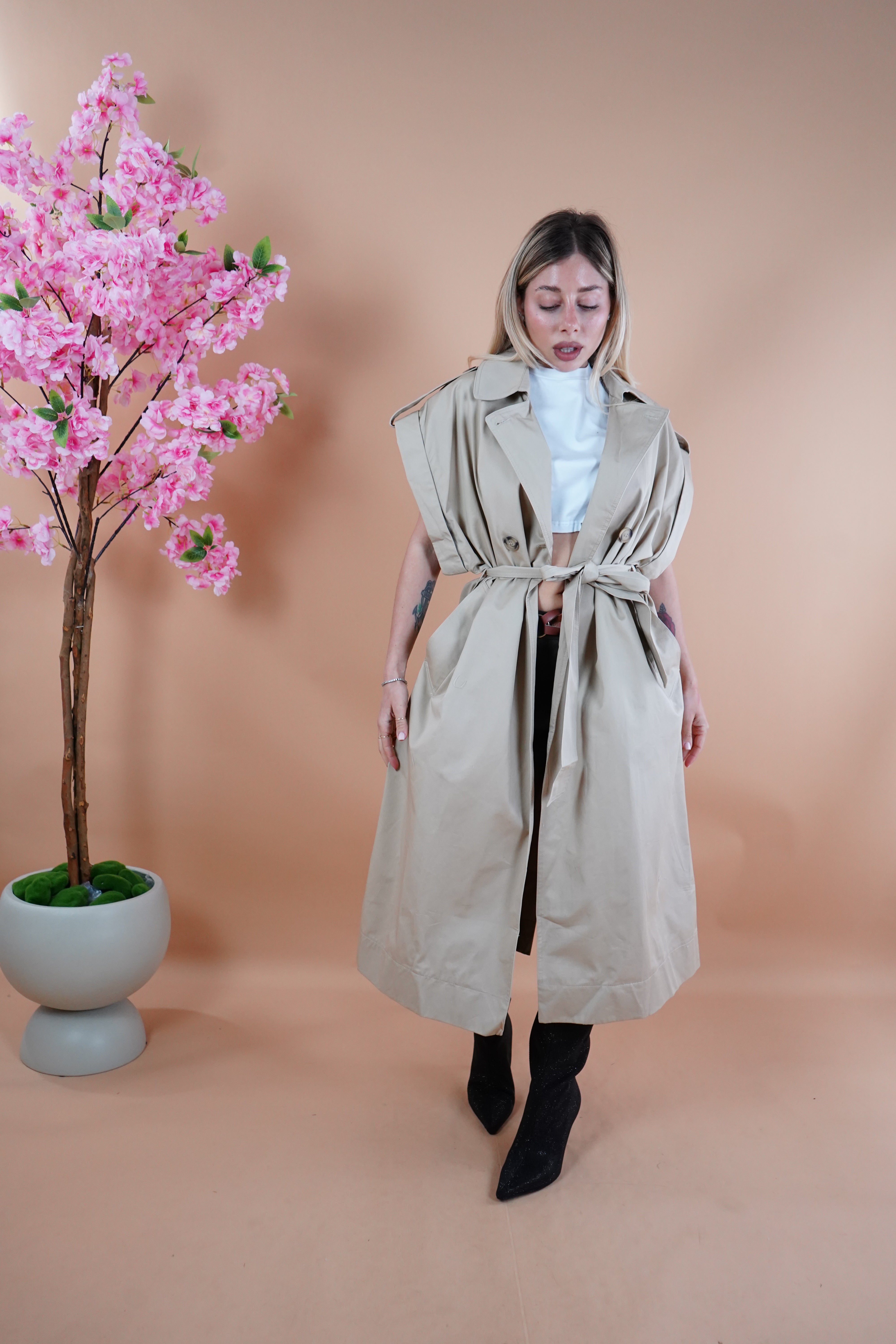 TRENCH ROMA BEIGE
