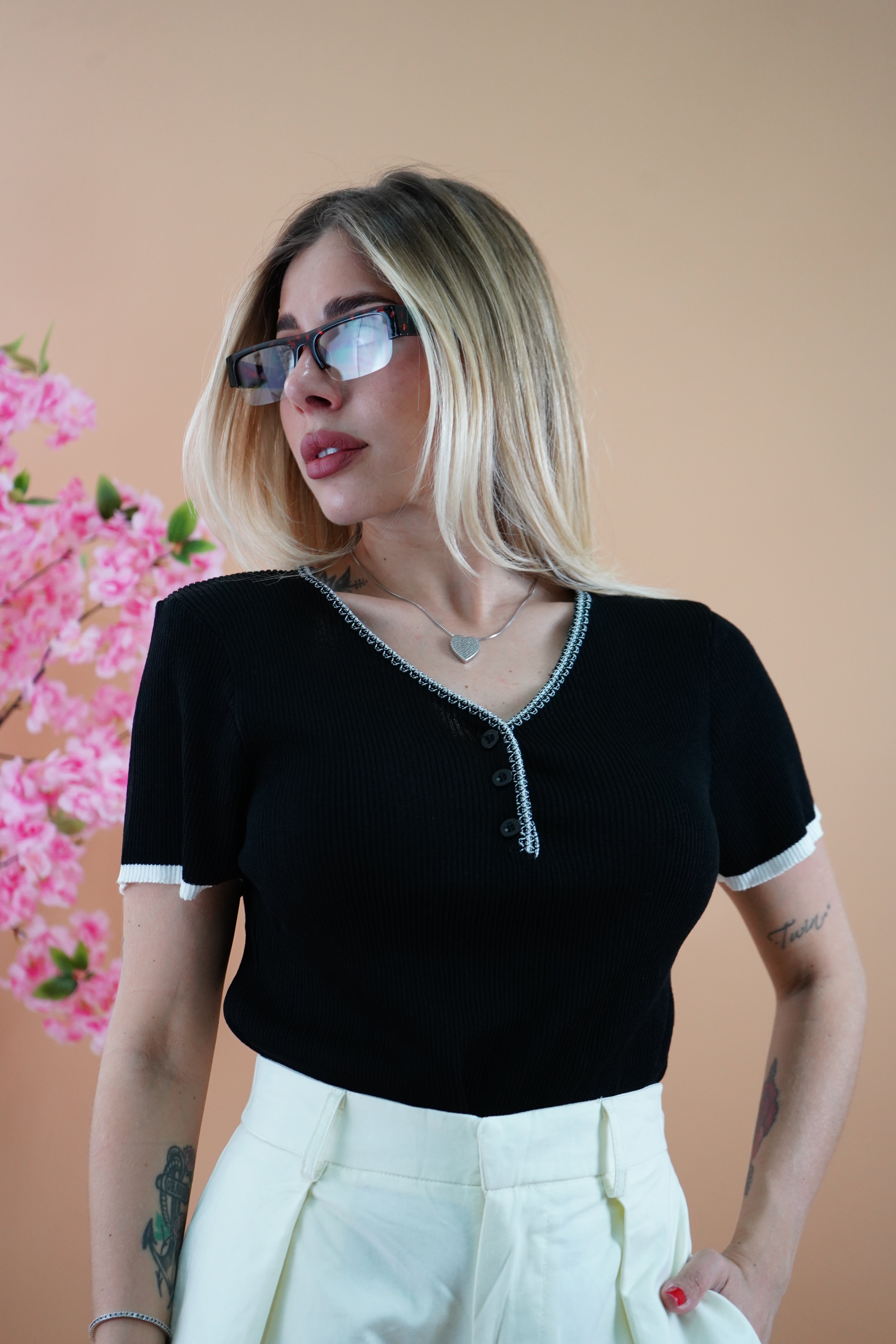 MAGLIA GIOIA NERA