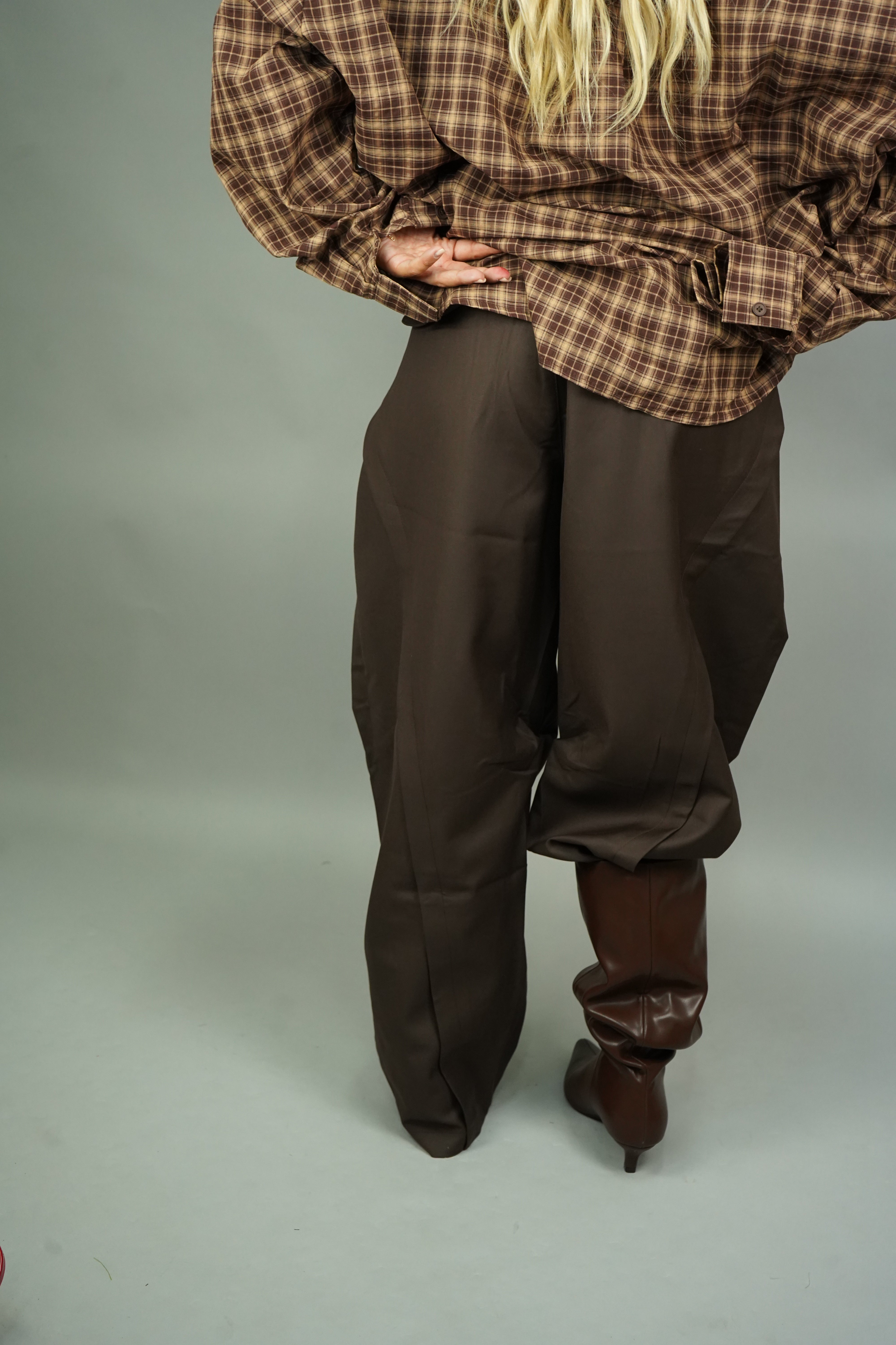 PANTALONE BALLON MARRONE