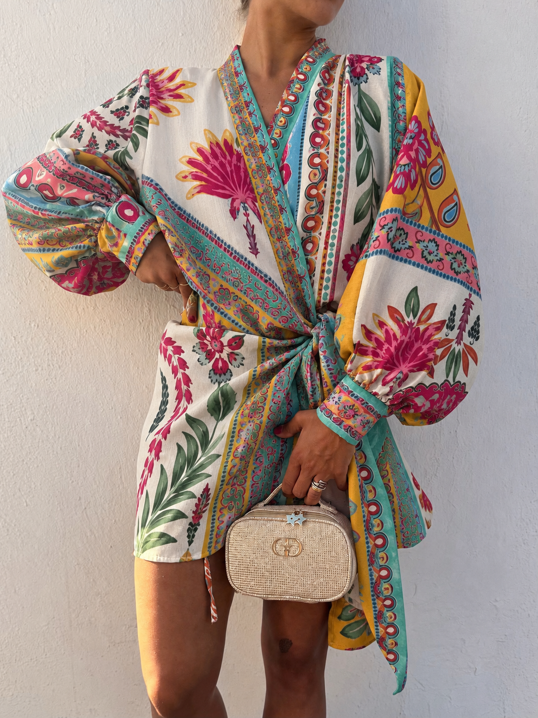DRESS MYKONOS VERDE ACQUA