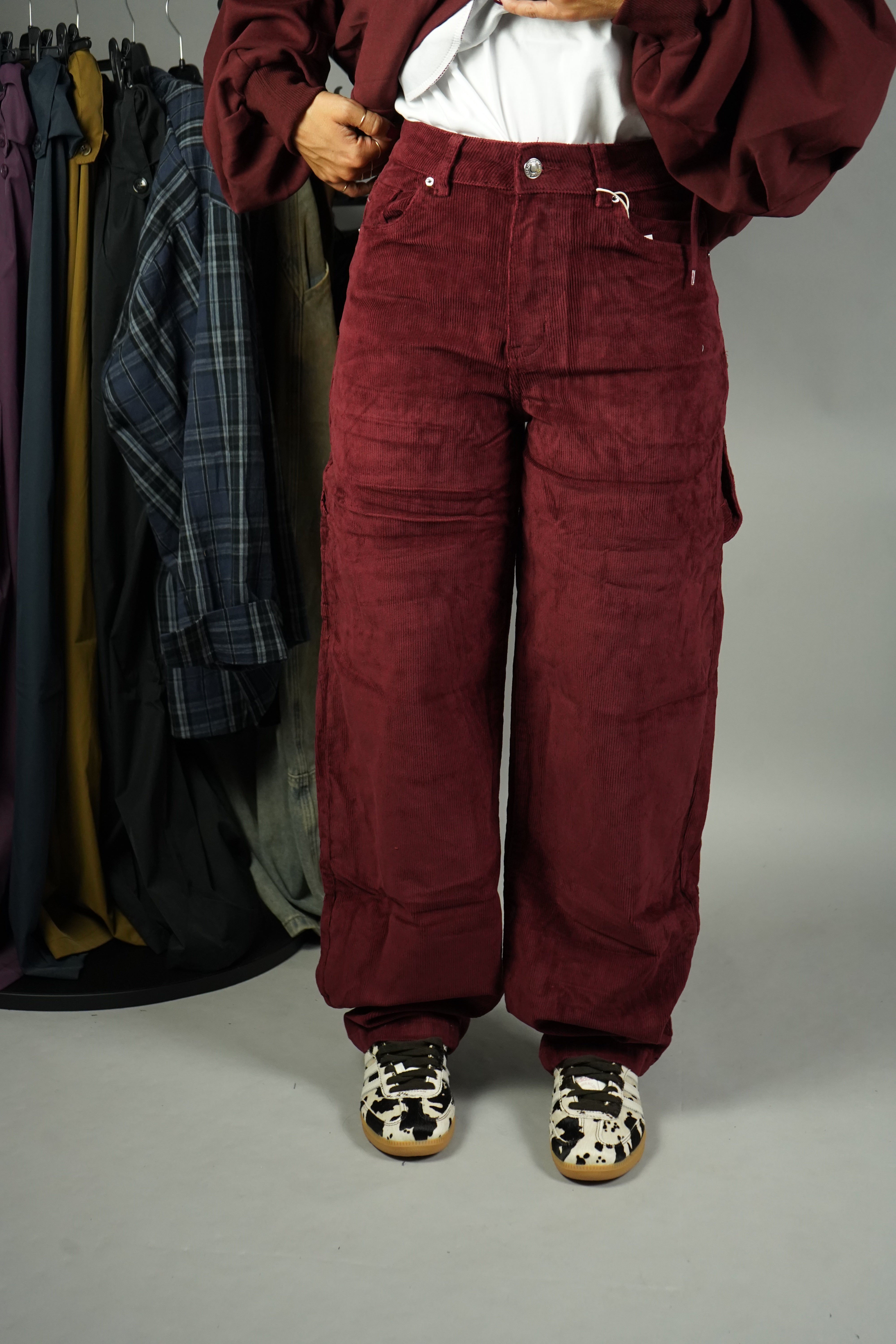 JEANS CARPENTER COSTINA BORDEAUX
