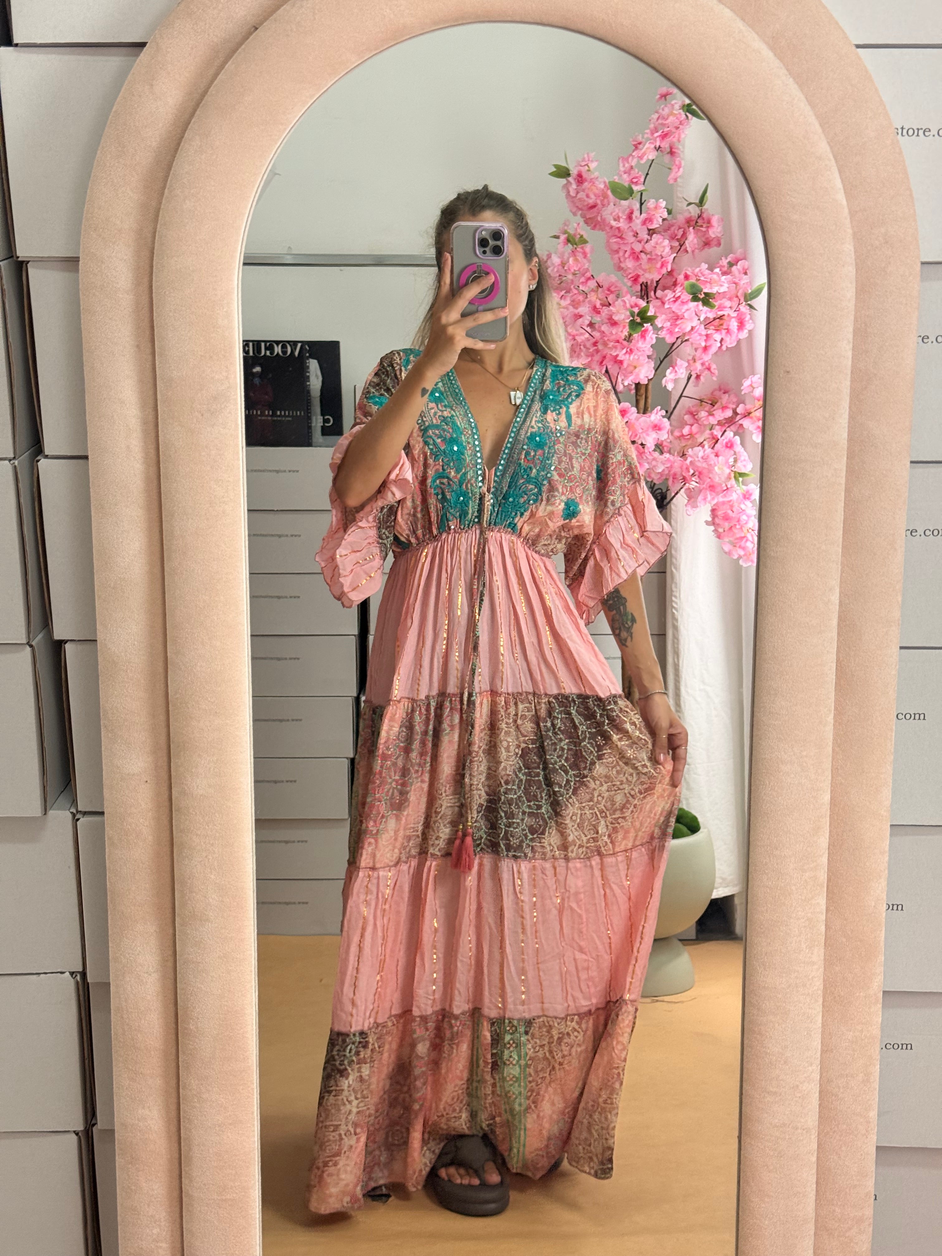 DRESS PARTENOPE ROSA