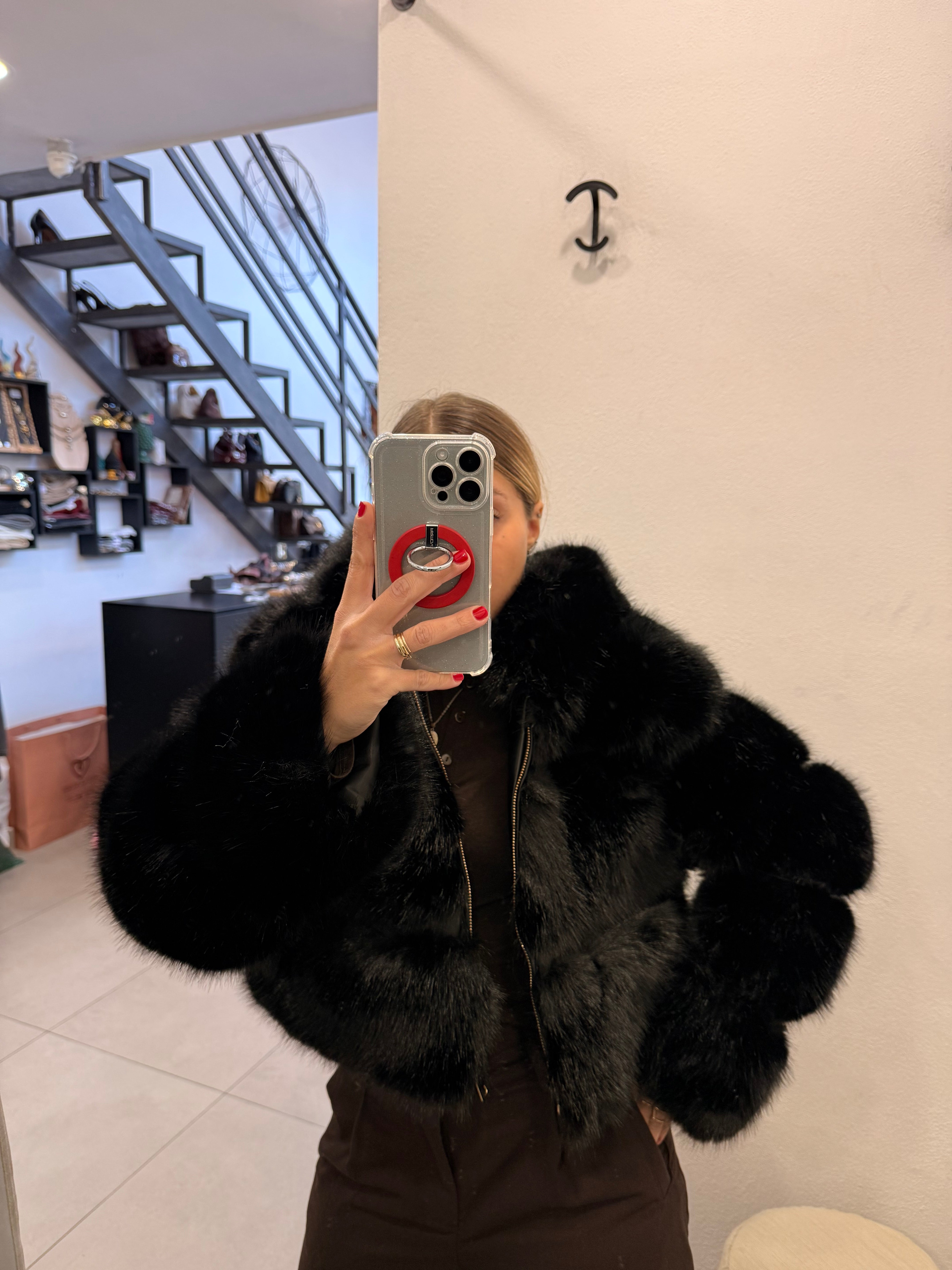 PELLICCIA LUXURY CROP NERA