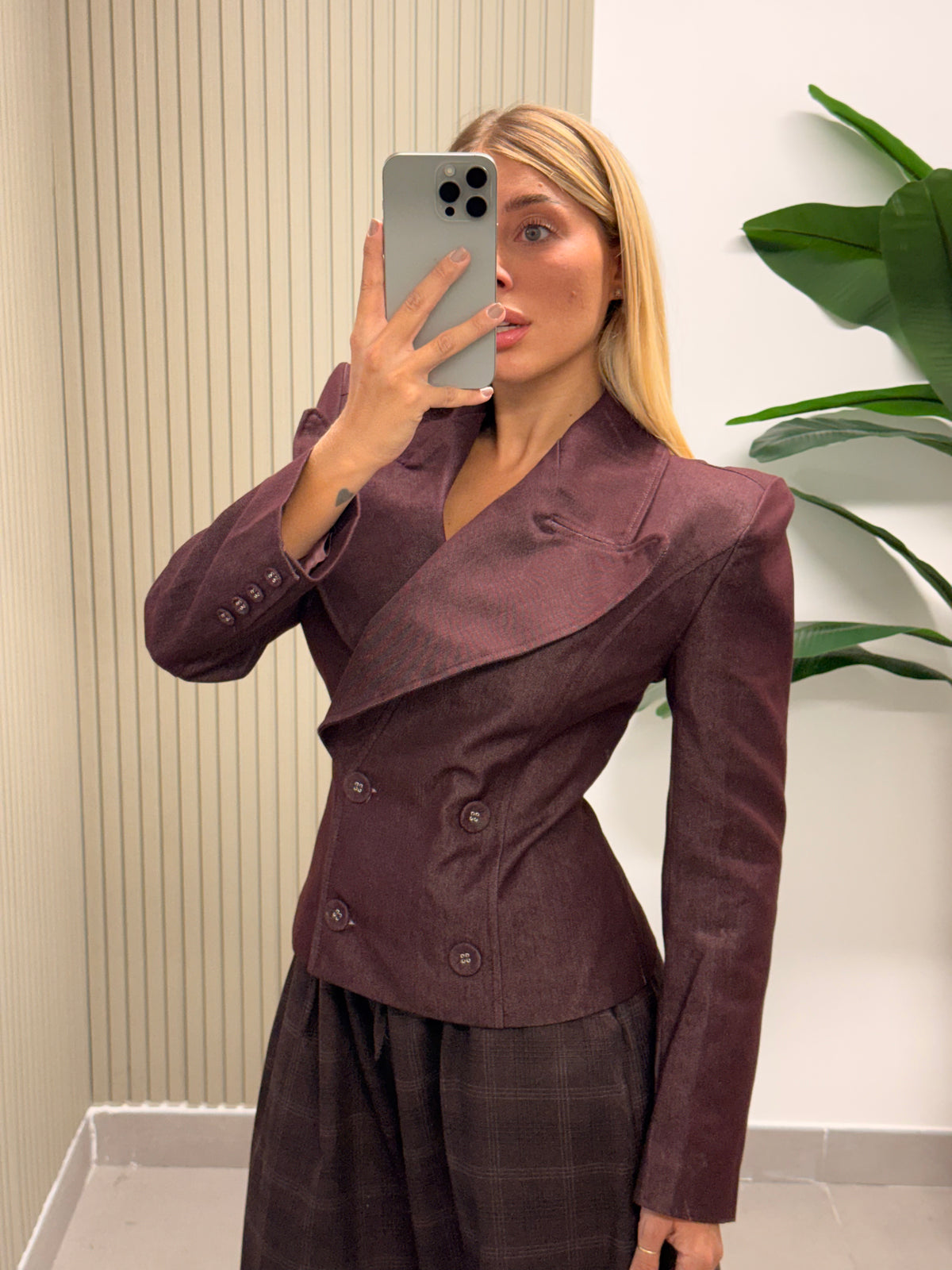 BLAZER GINEVRA VINACCIA