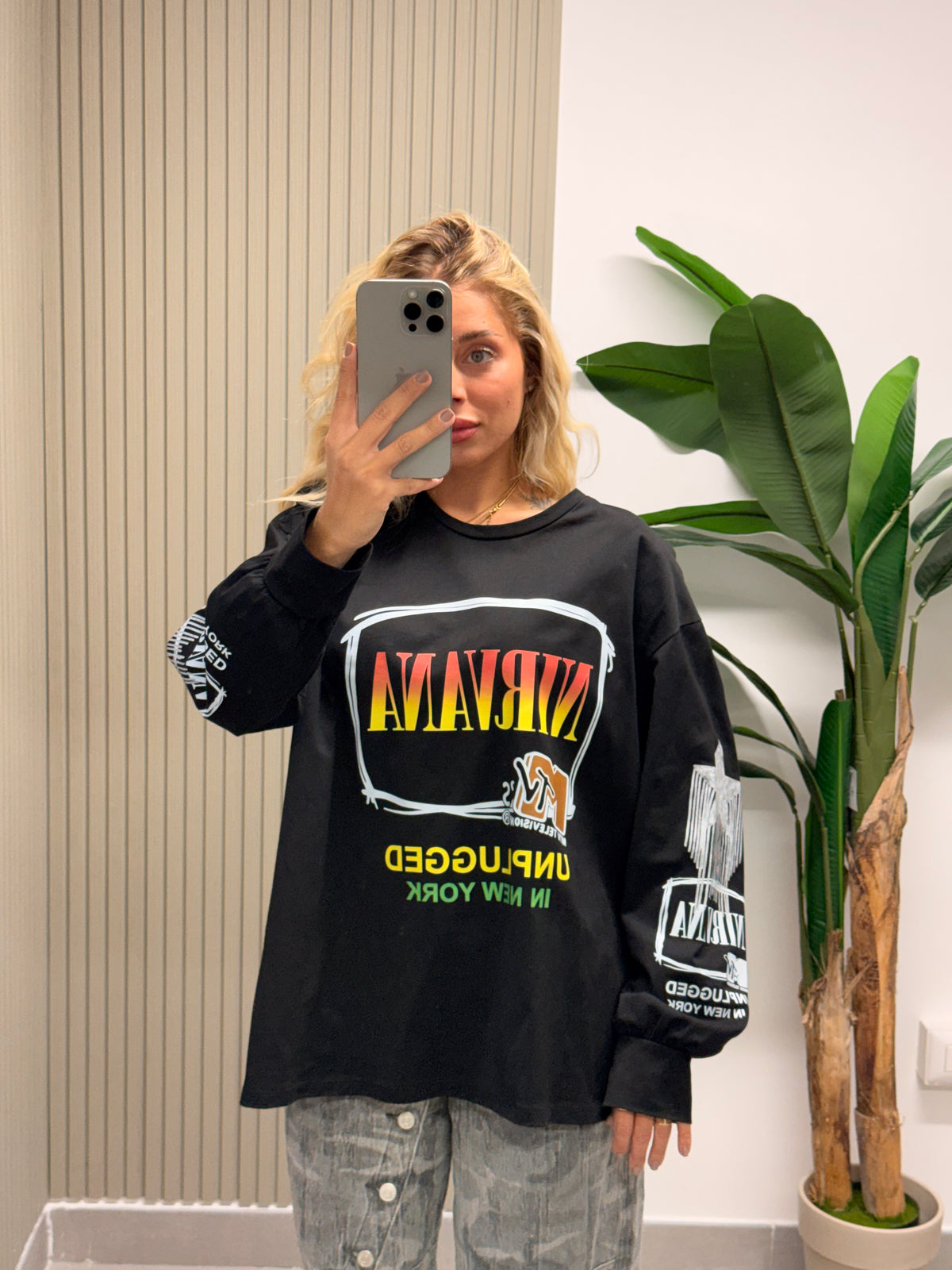 T-SHIRT NIRVANA LONG SLEVEE