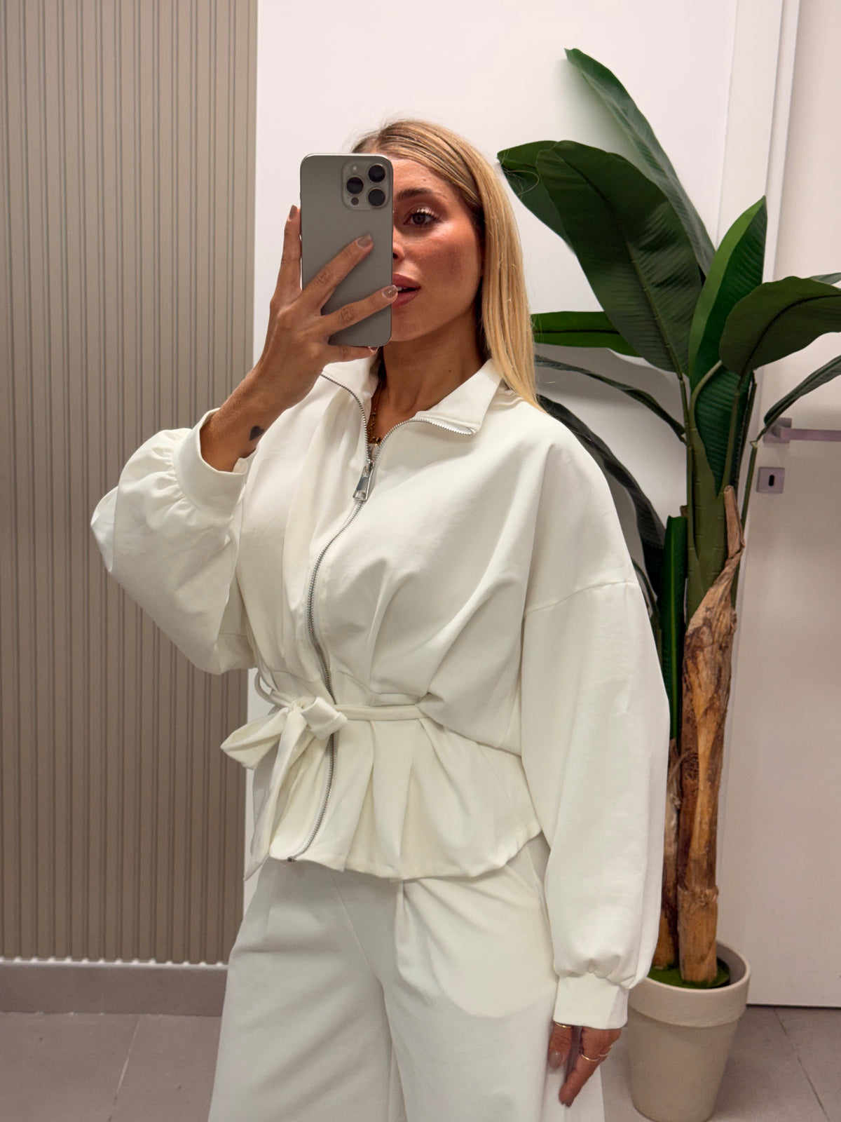 COORDINATO TUTA MARSHMELLOW BIANCO