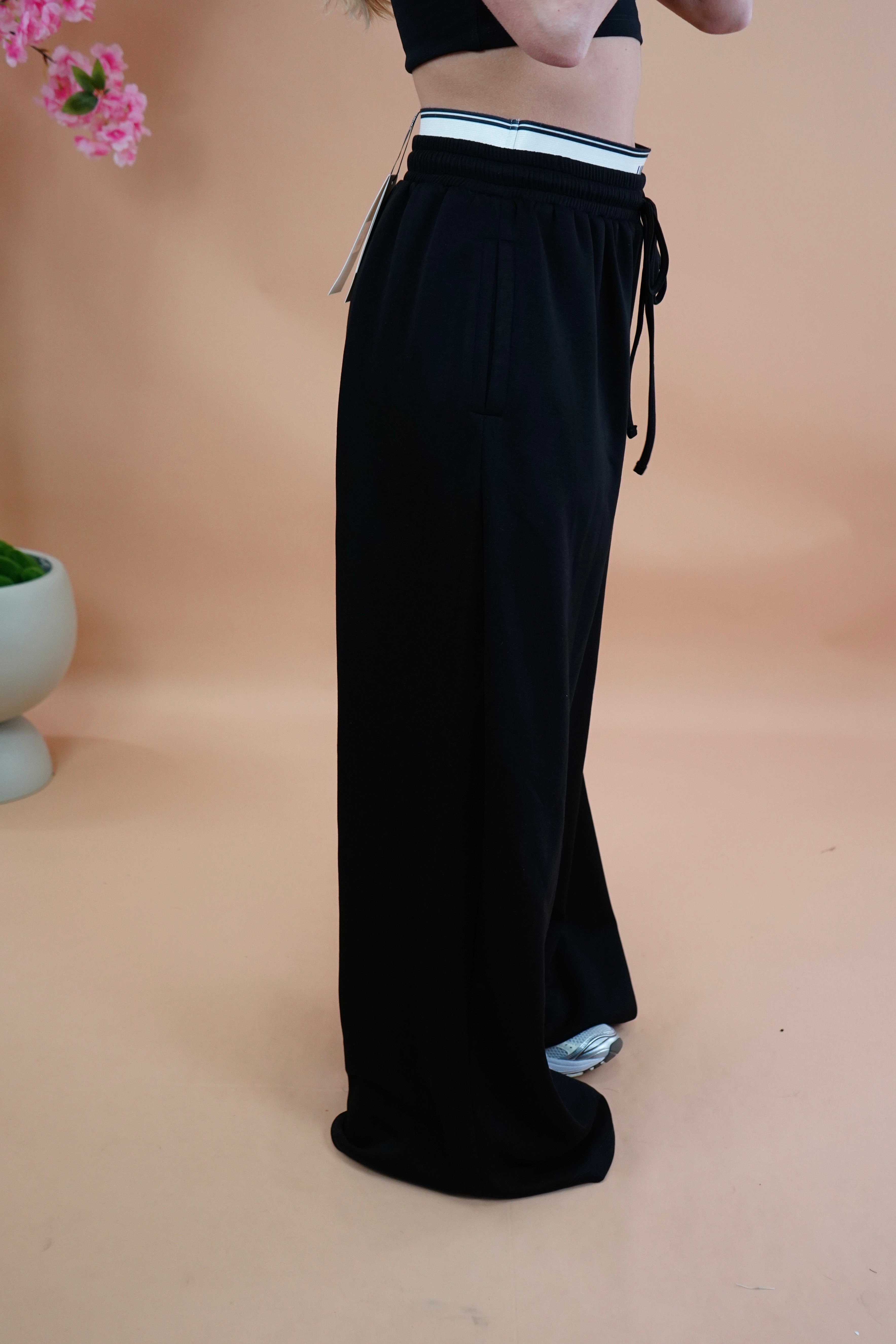 PANTALONE TUTA LUMINA NERO
