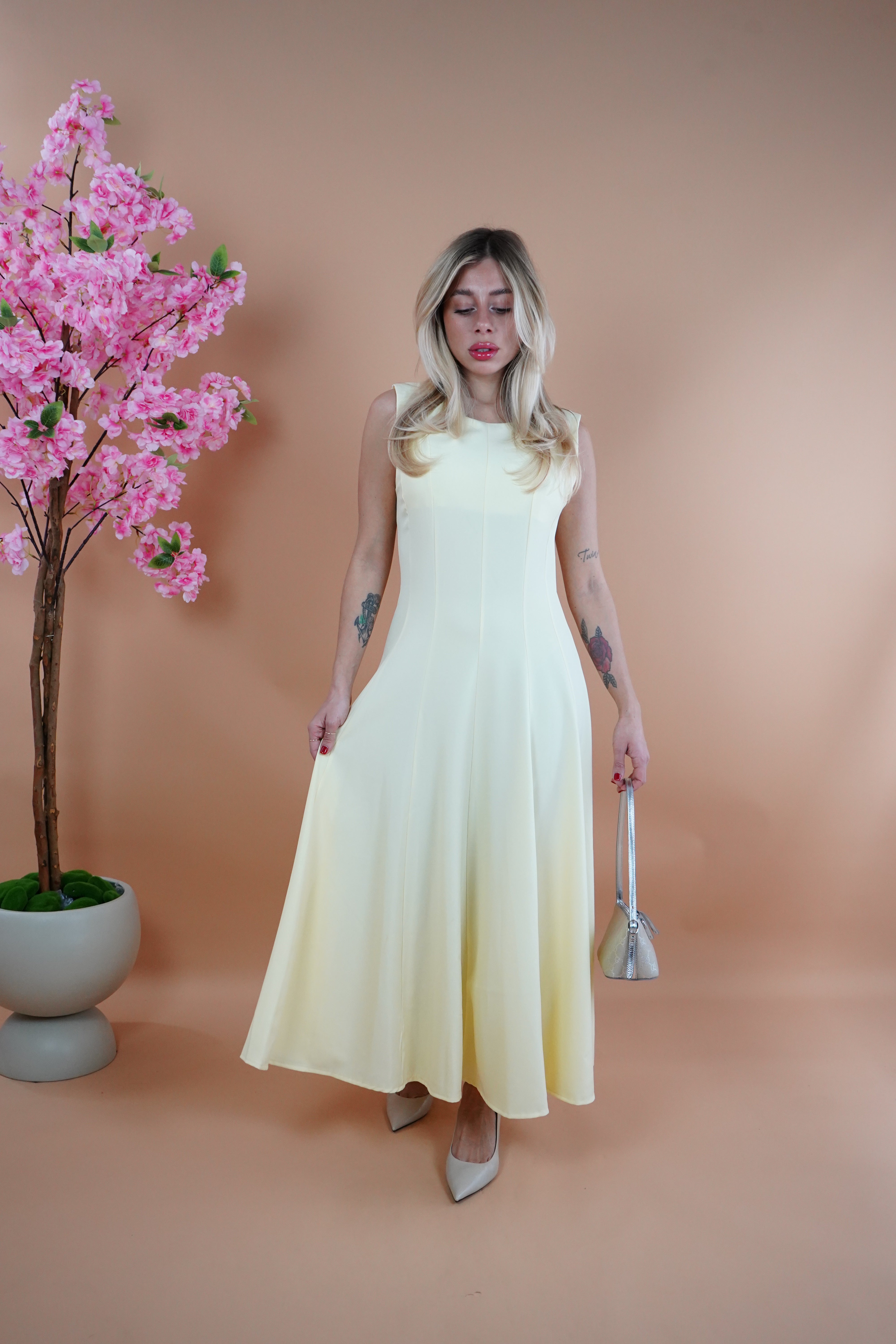 DRESS CAMILLA GIALLO