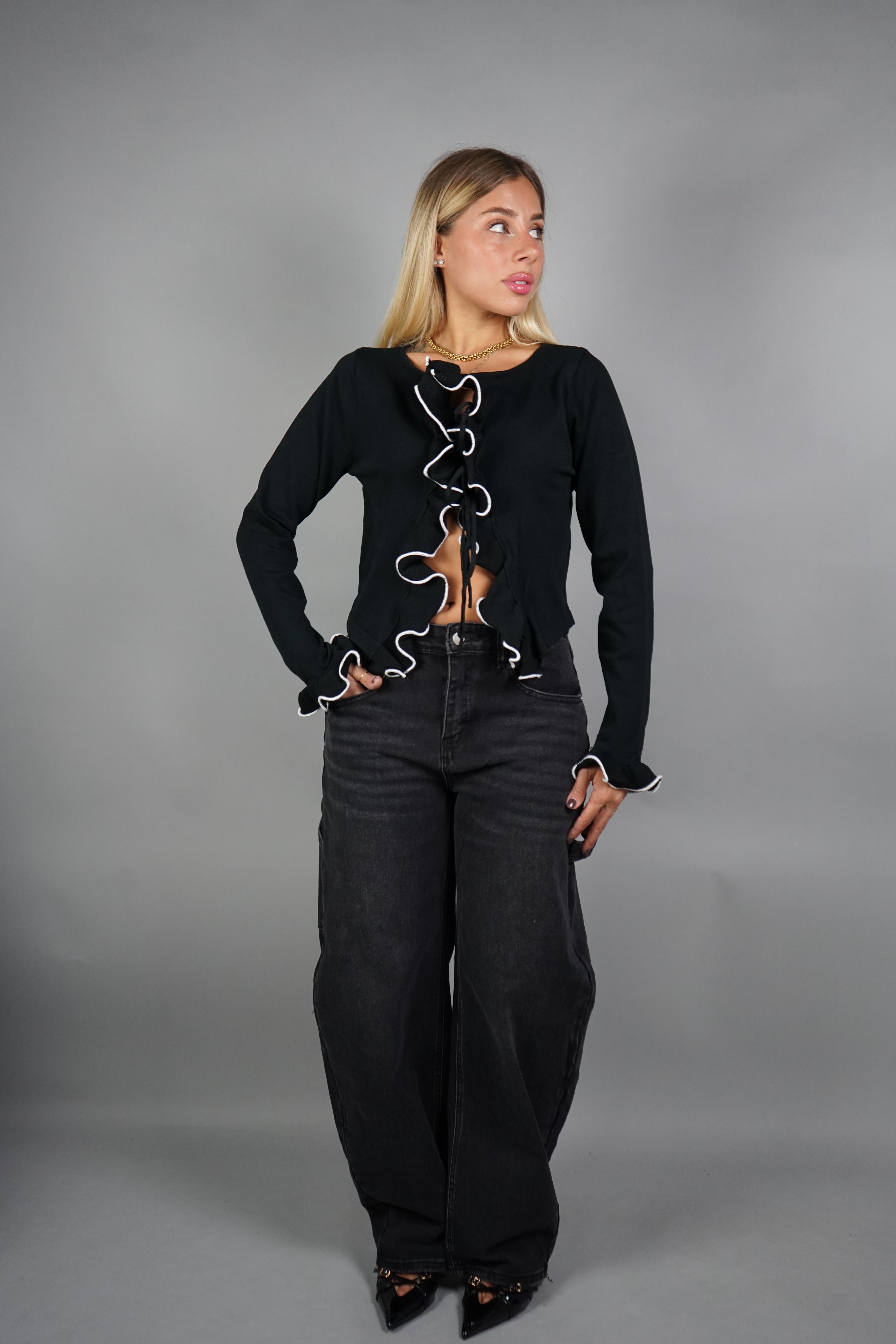 CARDIGAN ROSALIA NERO