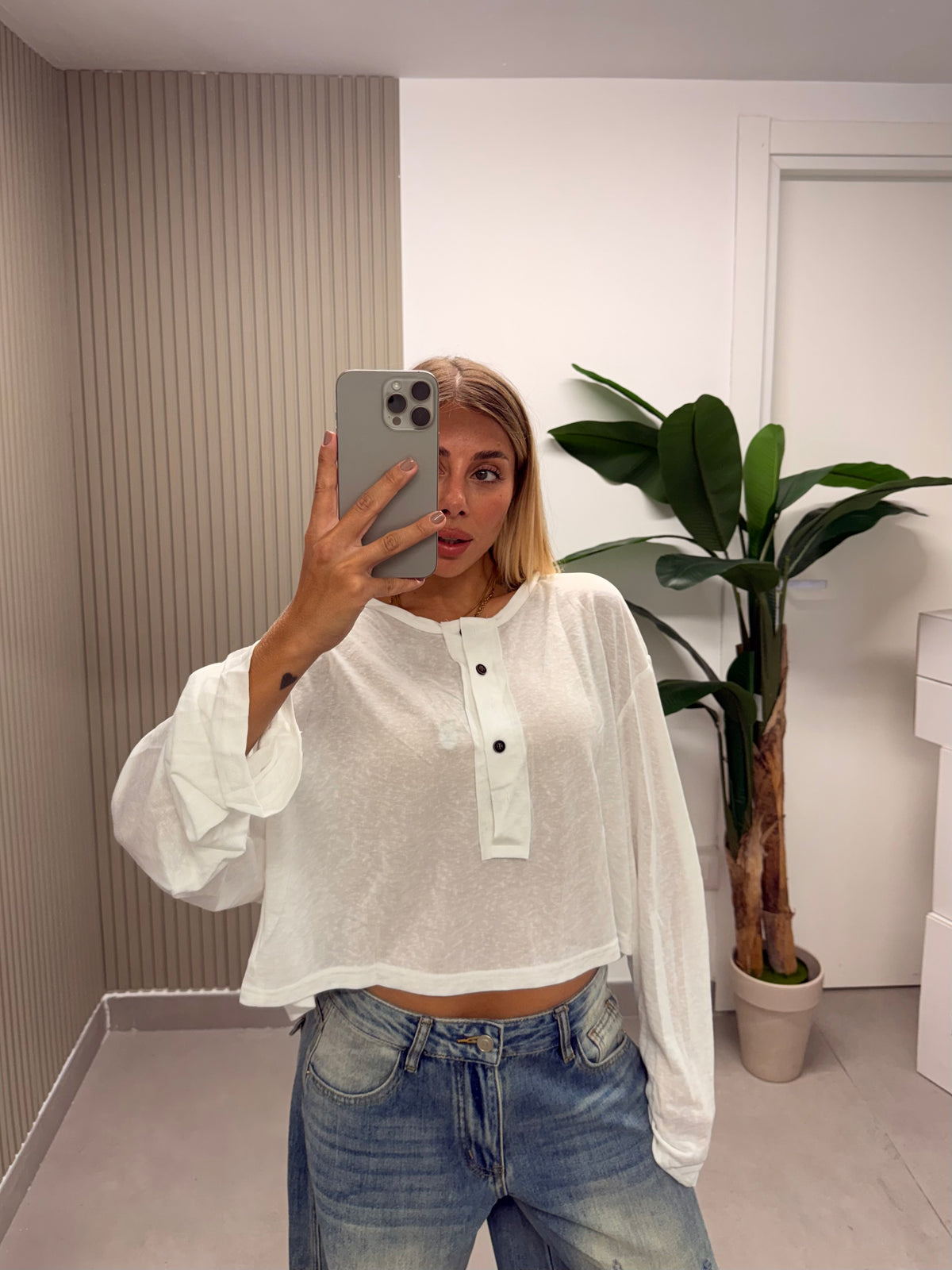 T-SHIRT CROP GIRLFRIEND BIANCA