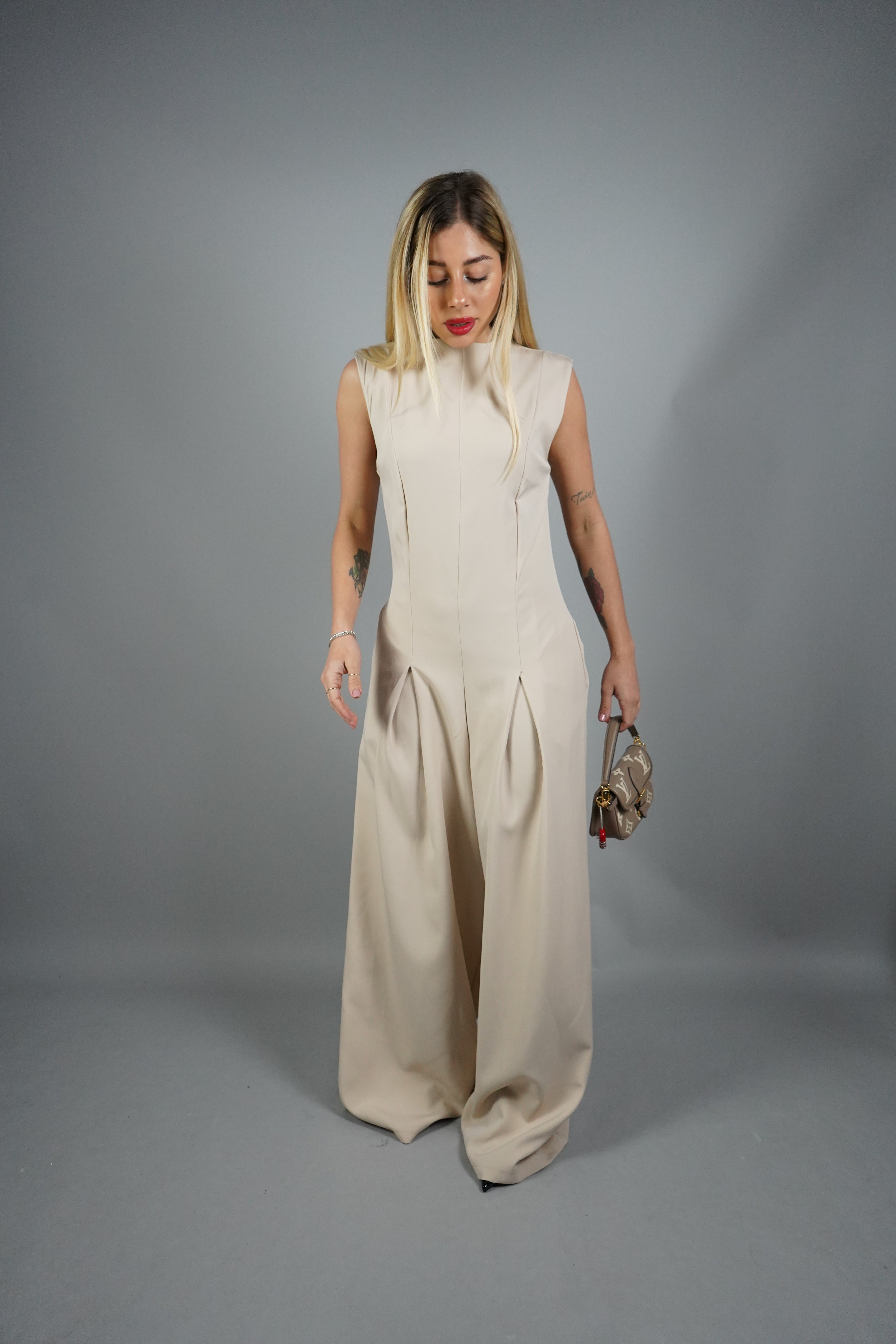 JUMPSUIT ENEA BEIGE