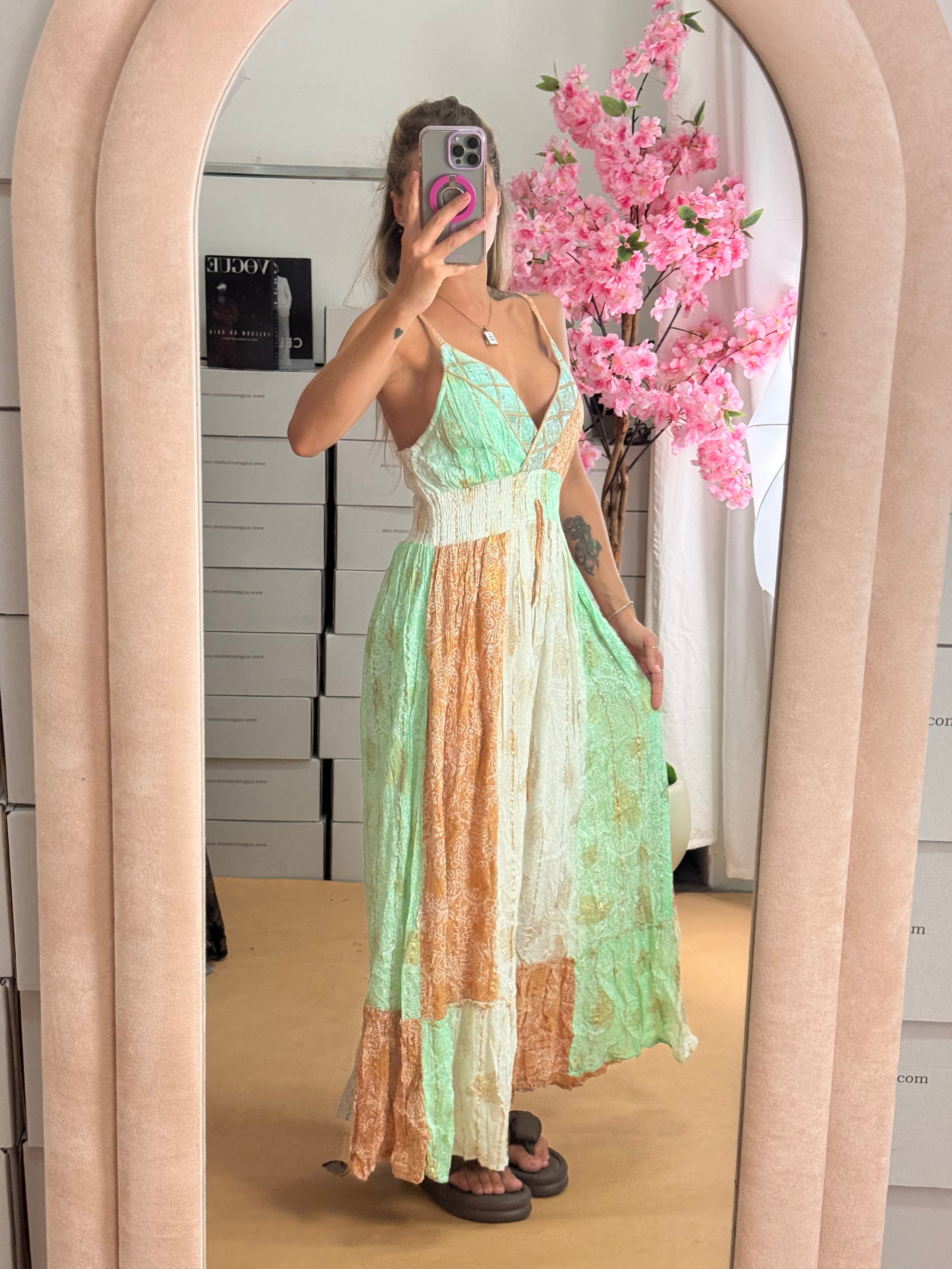 DRESS PASTELLI VERDE