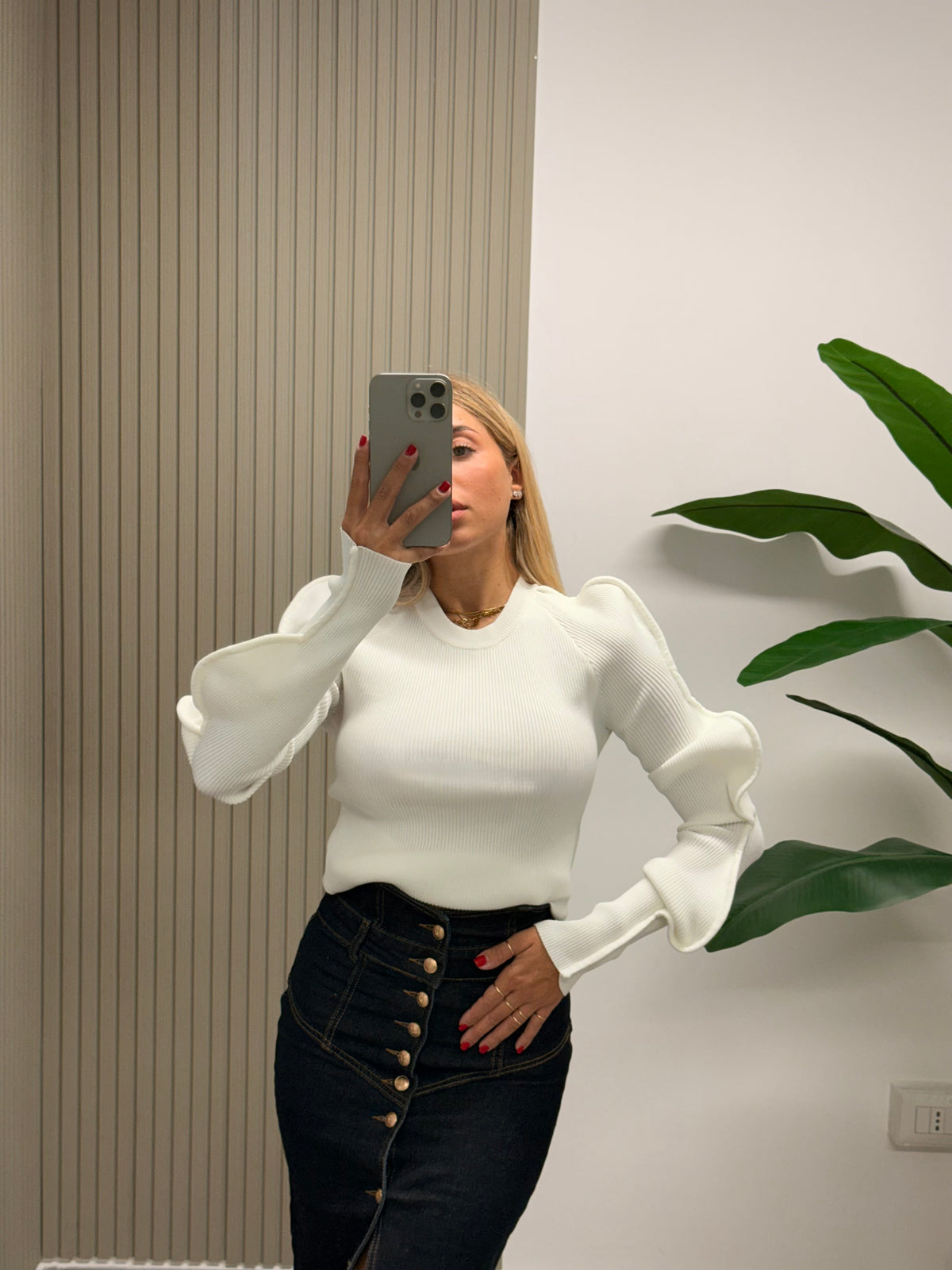MAGLIA NUVOLA BIANCA