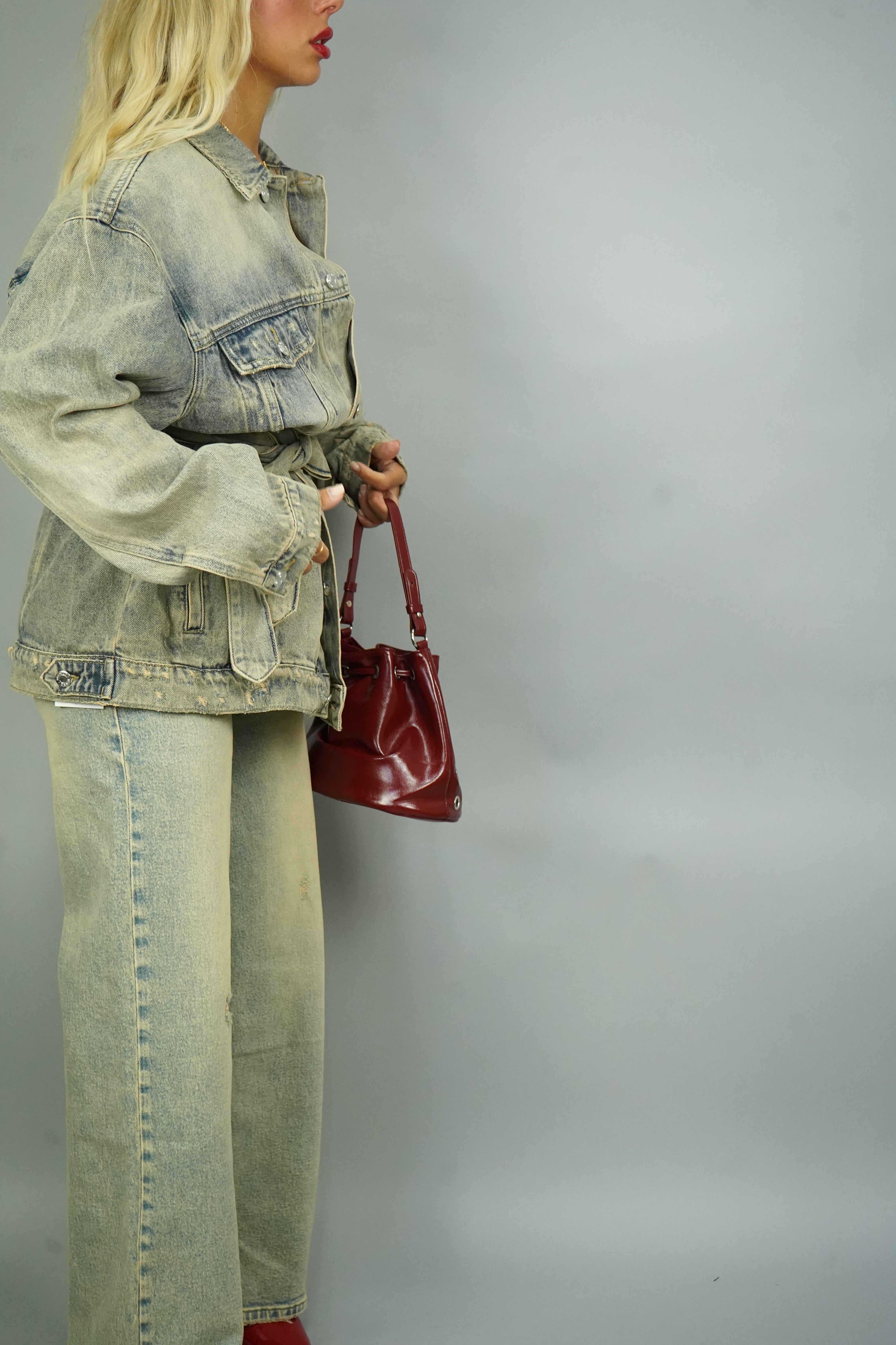 COORDINATO DENIM SABBIA