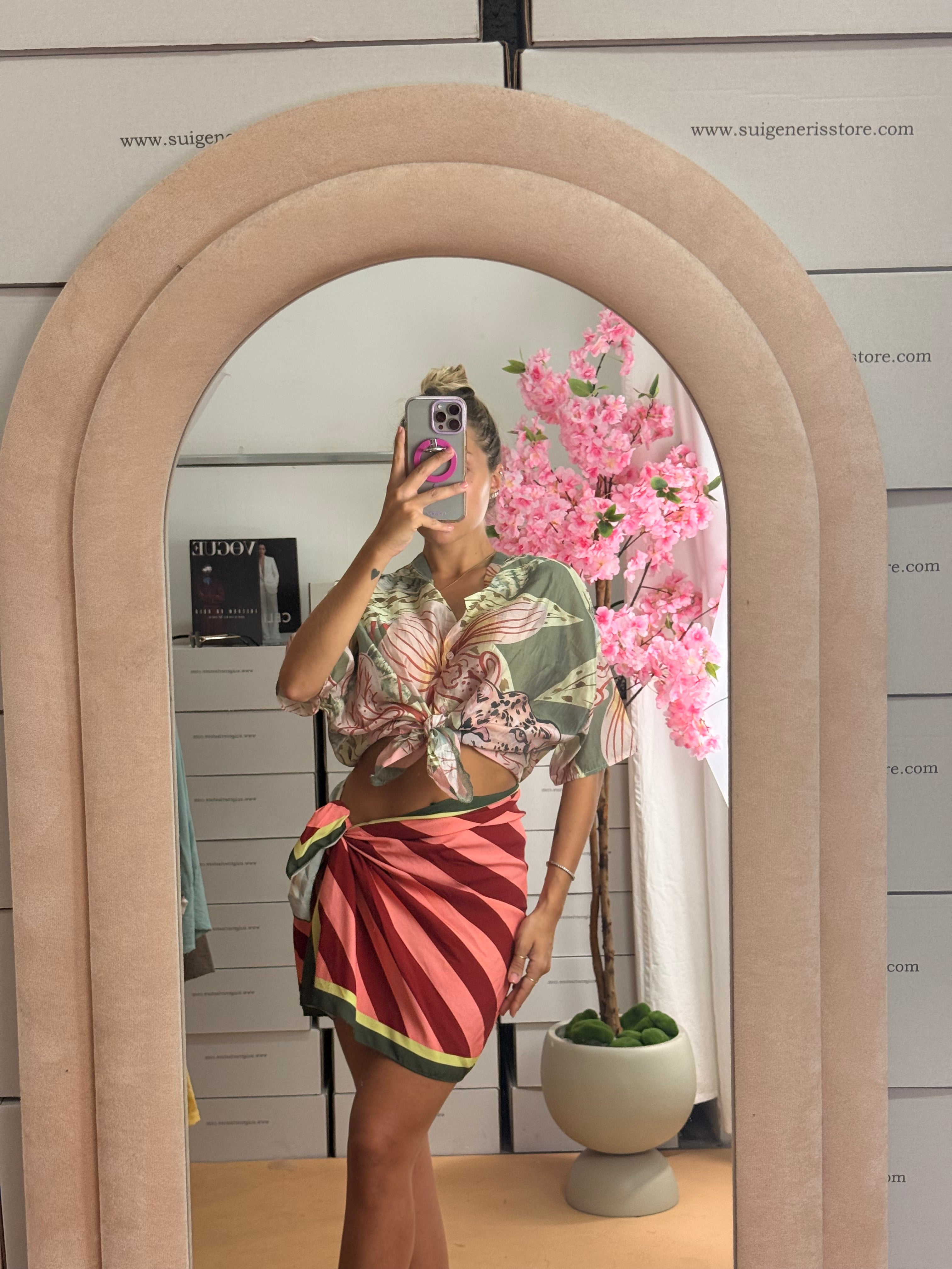 COORDINATO PALMA FRAGOLA
