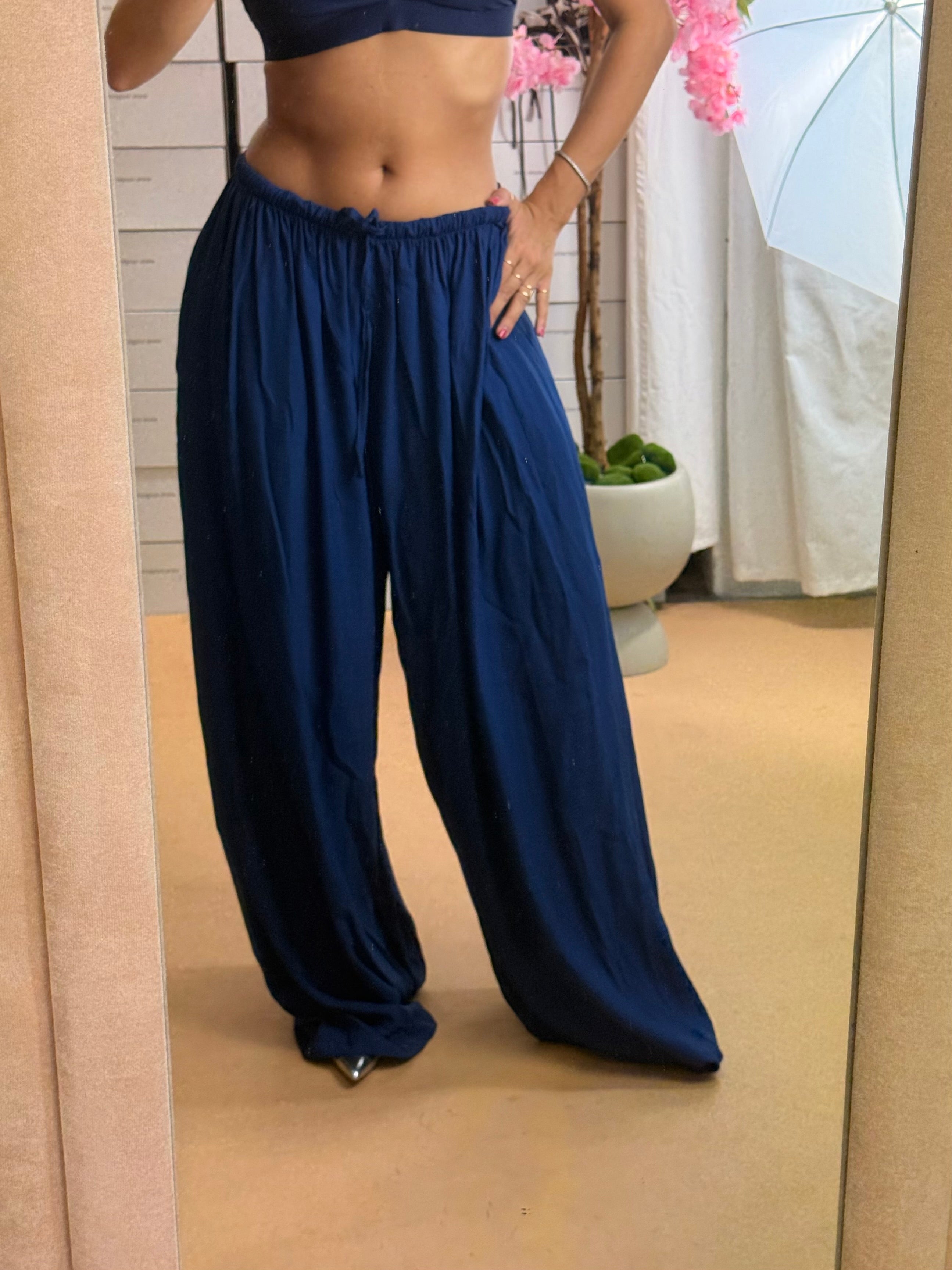 PANTALONE SOFT BLU