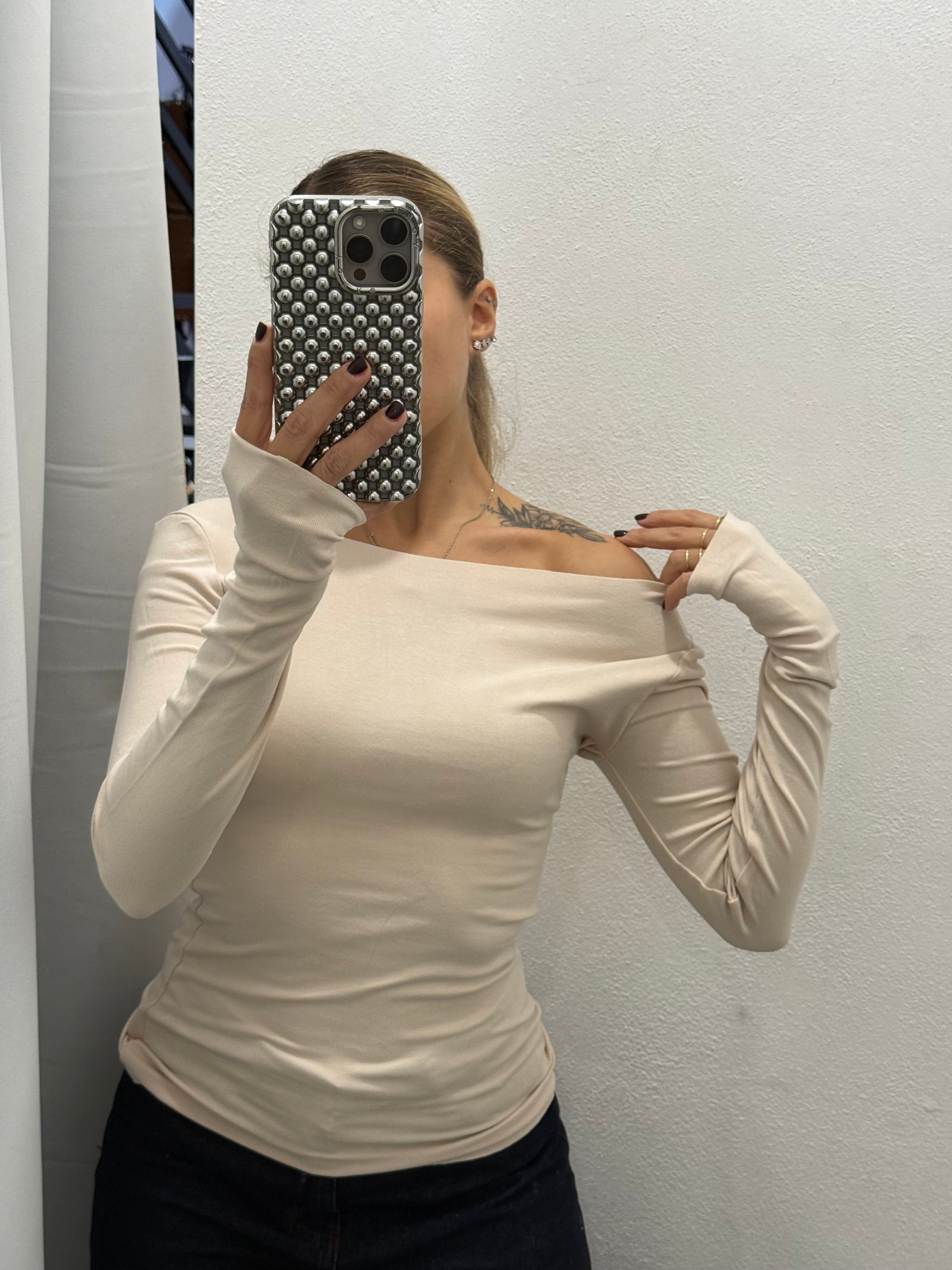 MAGLIA KIM TAGLIO LASER COTONE