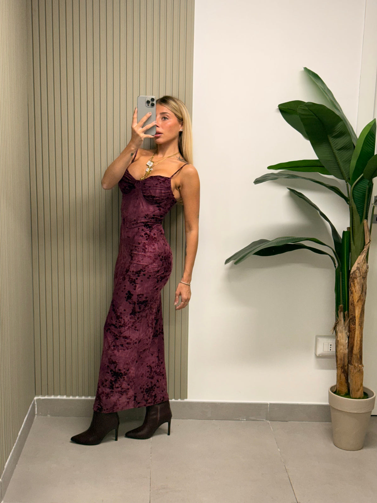 LONG DRESS GAIA PRUGNA