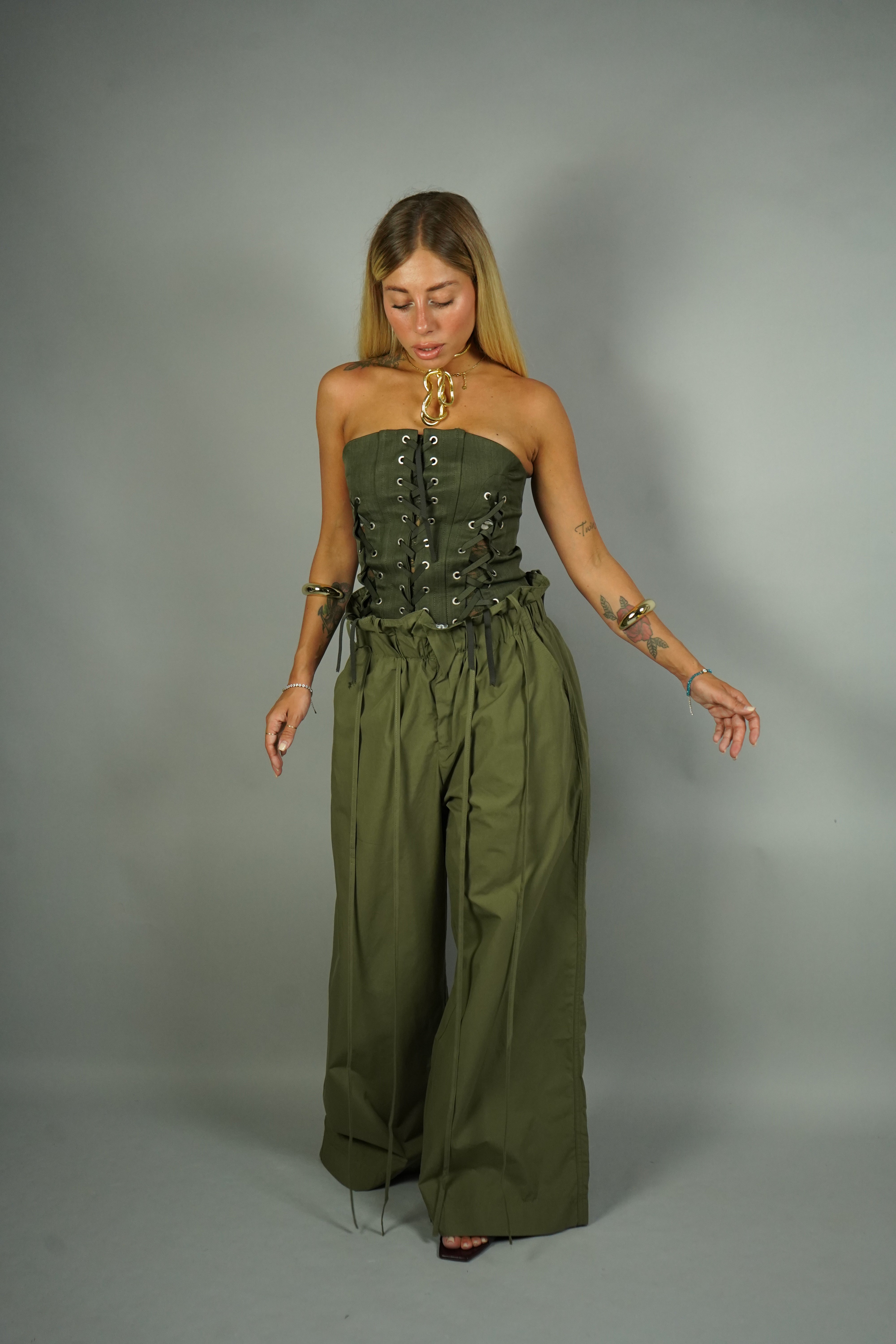 PANTALONE DIANA VERDE