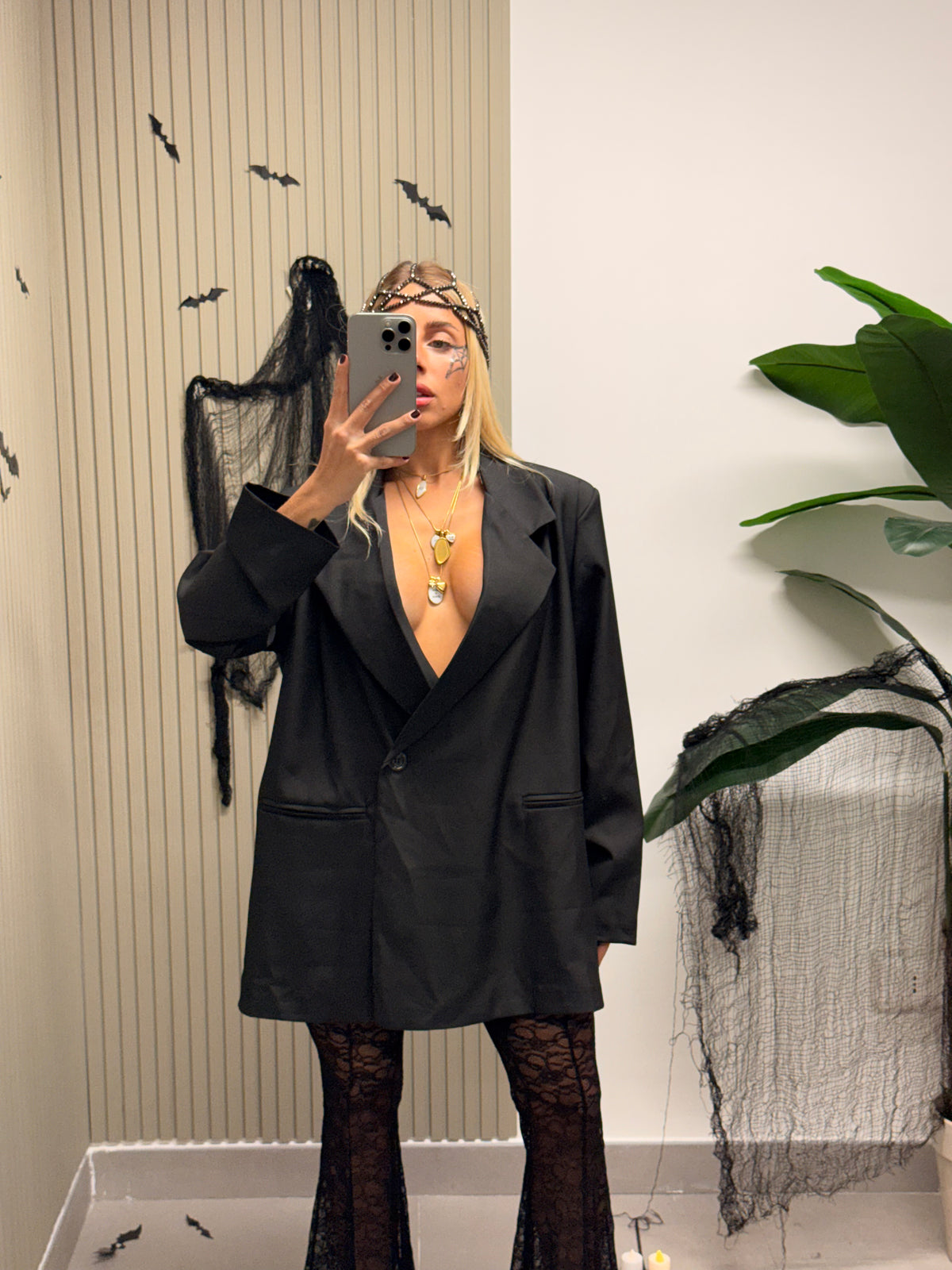 BLAZER OVERSIZE ANITA NERO