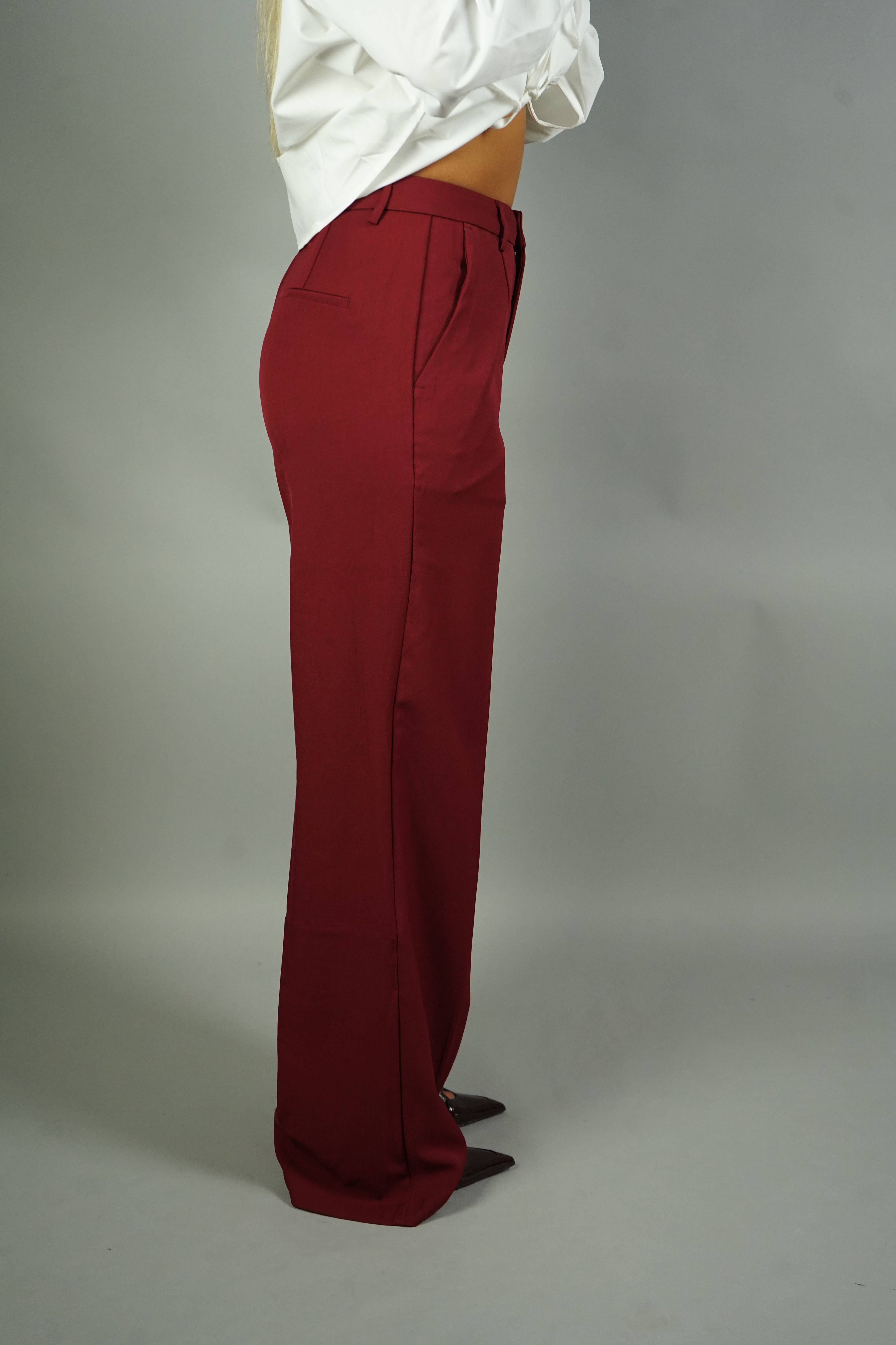 PANTALONE OFFICE BORDEAUX