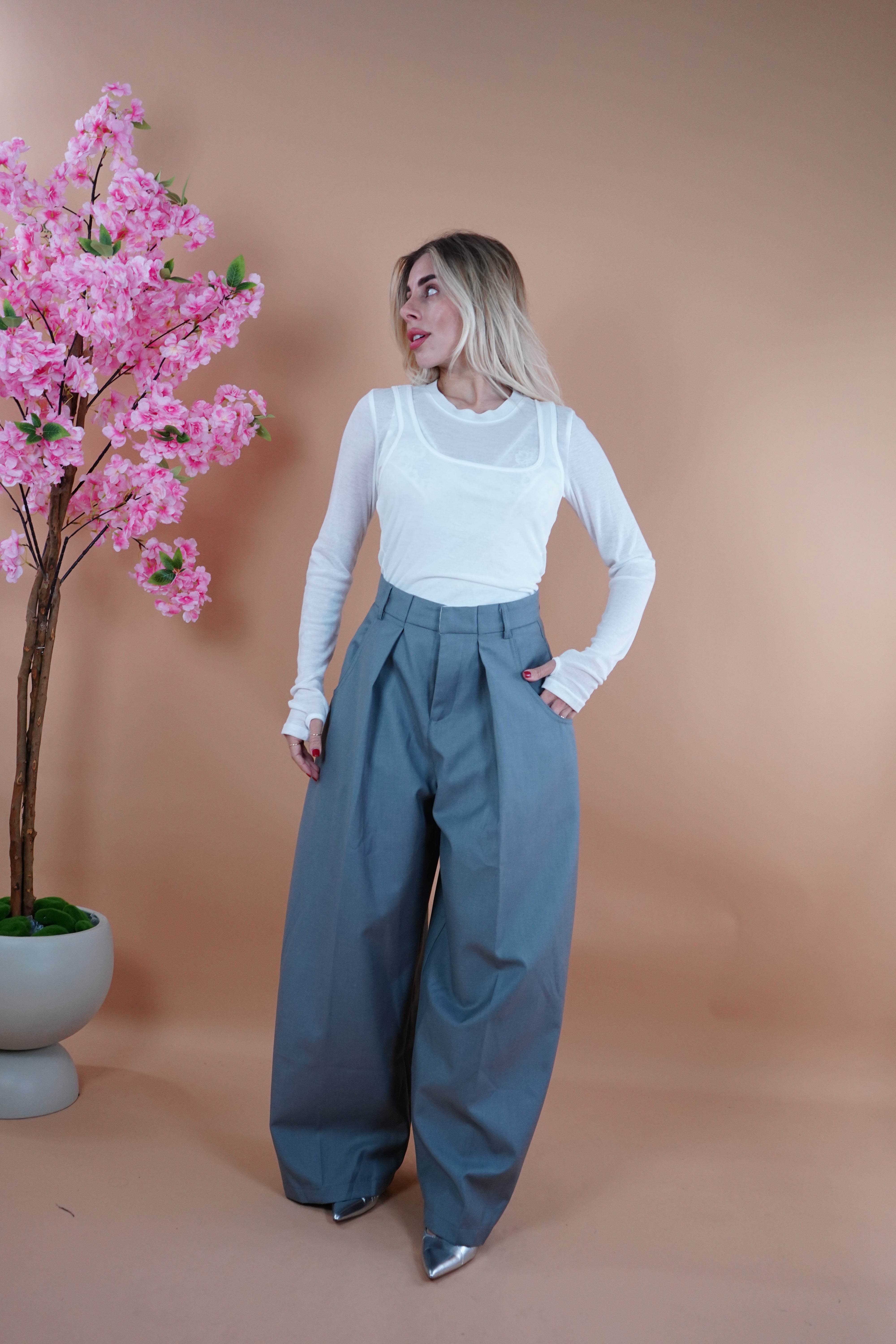 PANTALONE ANASTASIA GRIGIO