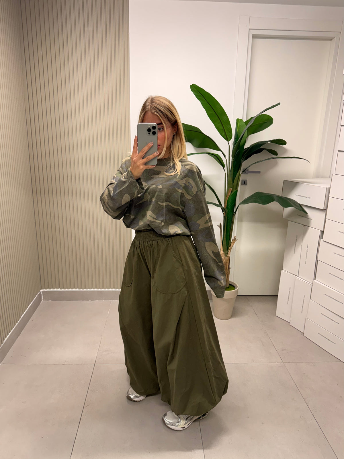 PANTALONE BALLON KATIA VERDE