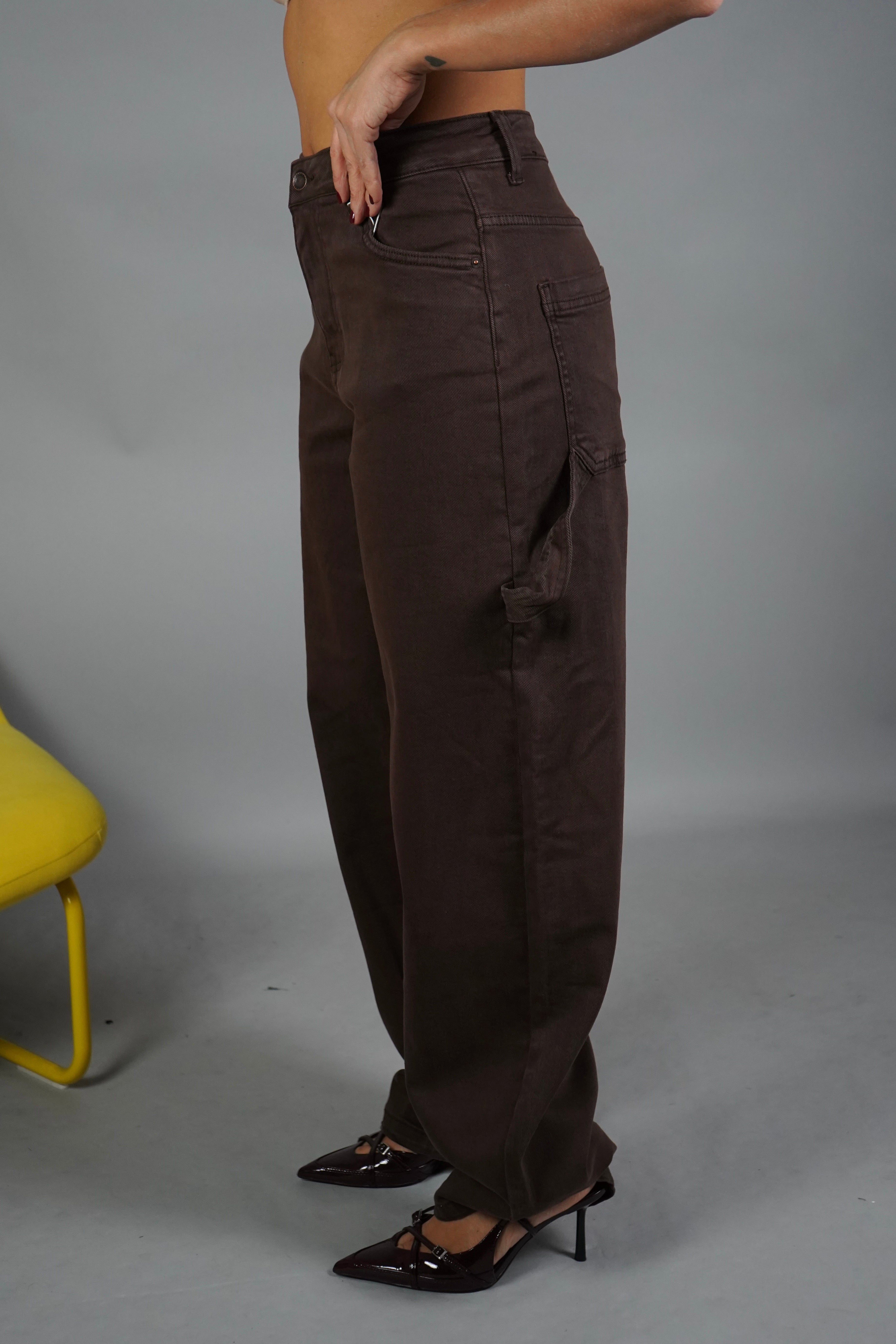 JEANS CARPENTER MARRONE