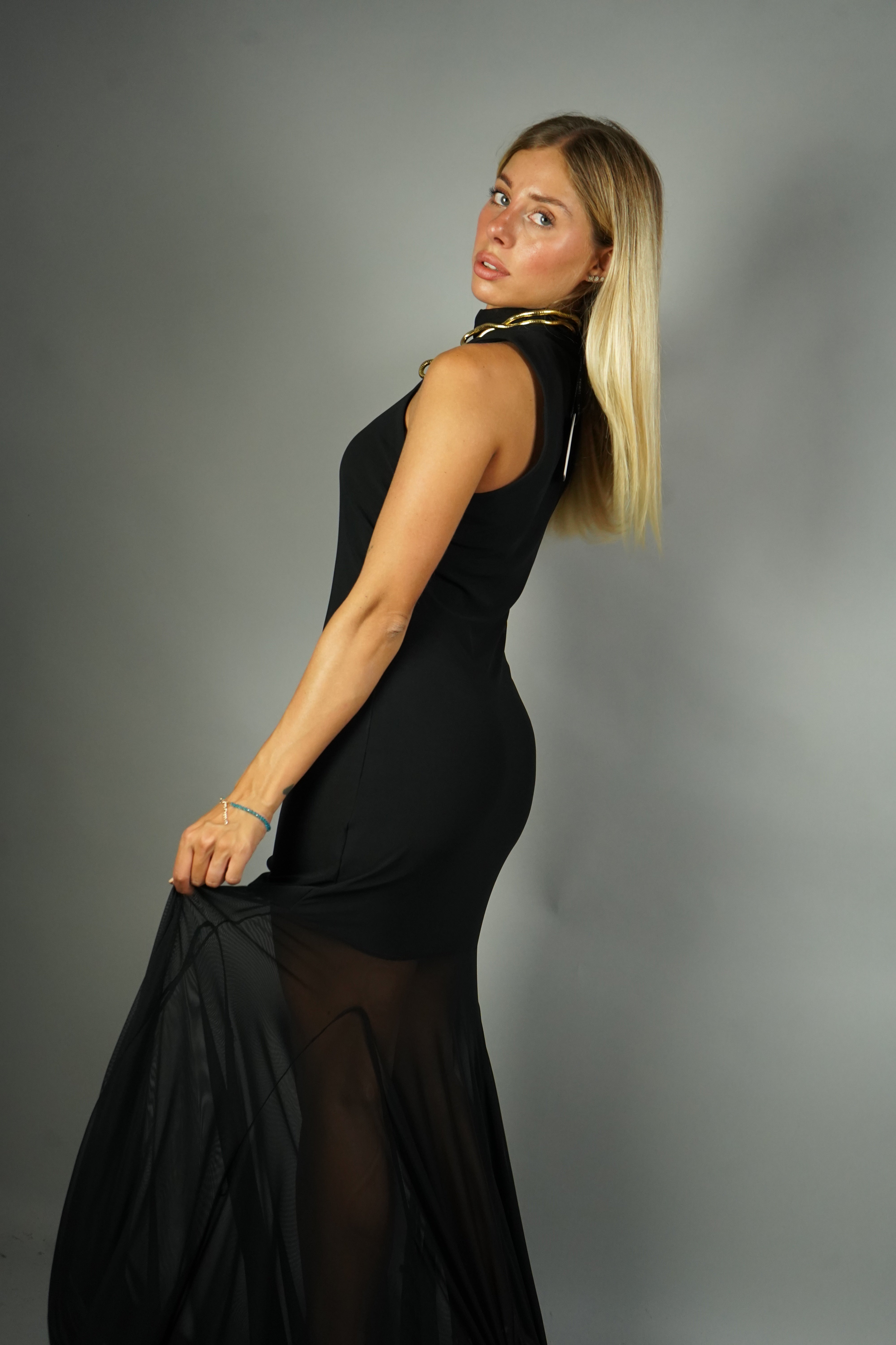 LONG DRESS VANESSA BY LUMINA NERO