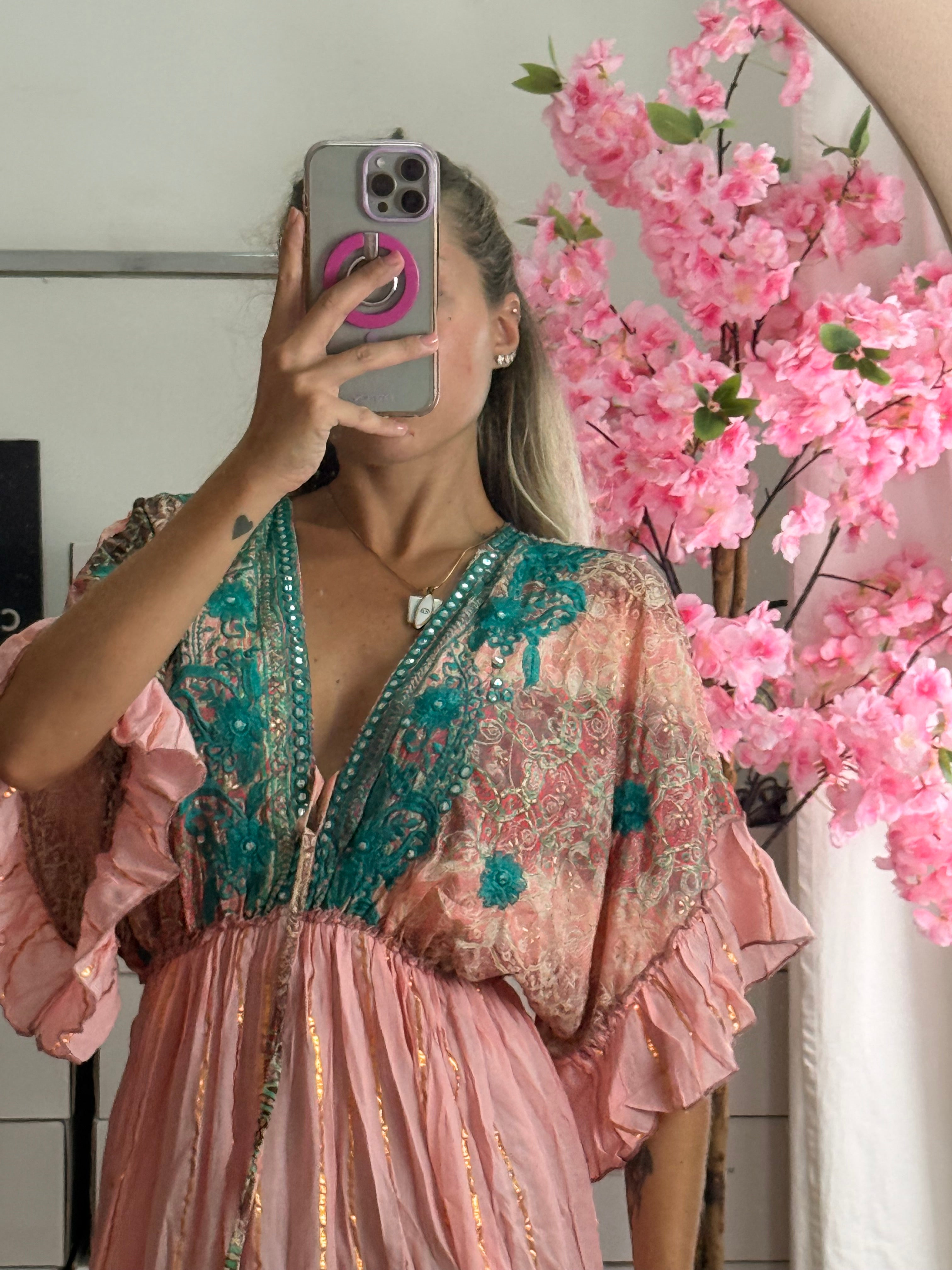 DRESS PARTENOPE ROSA