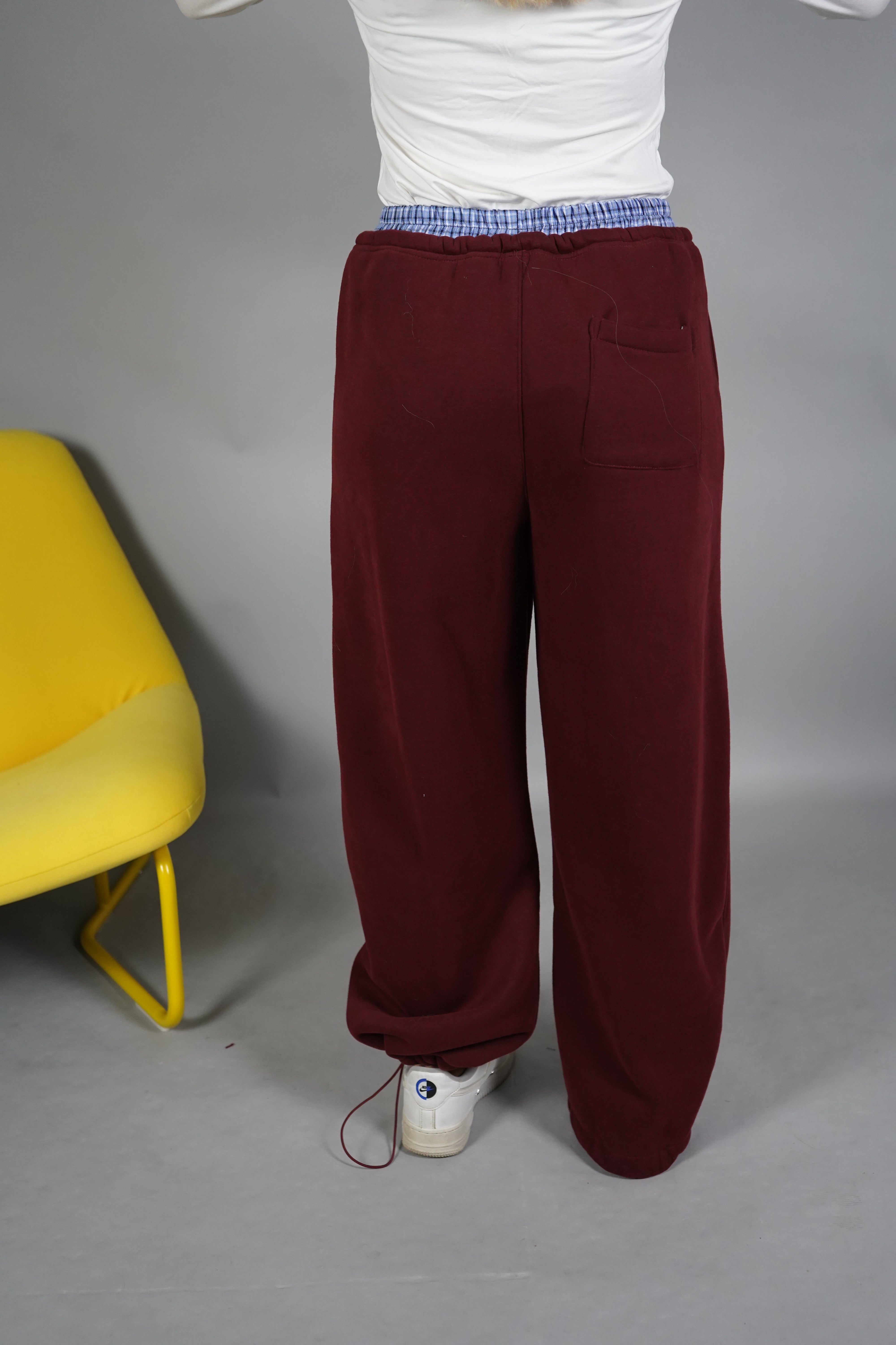 PANTALONE TUTA MIUMIIU BORDEAUX