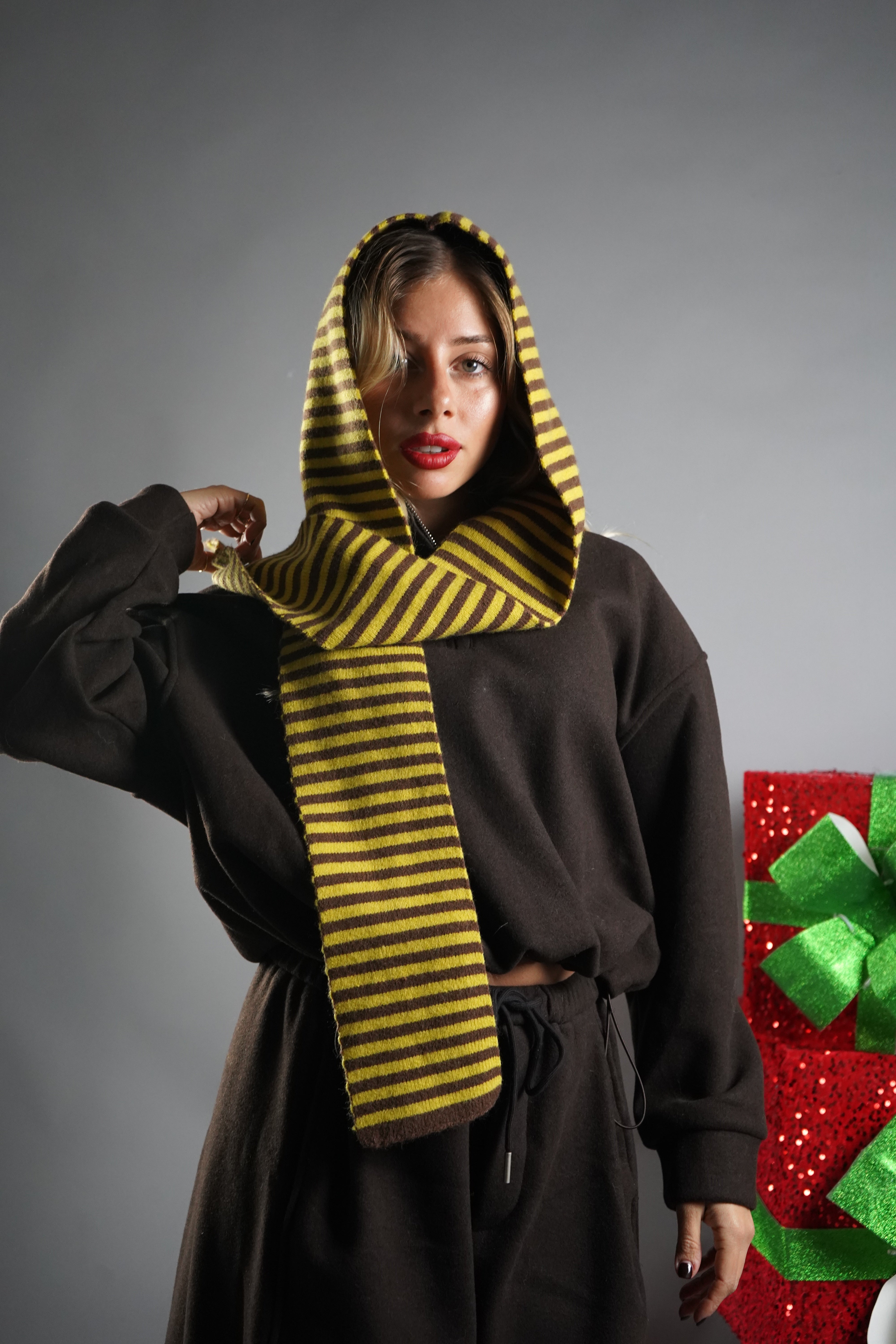 COORDINATO LANA CON SCIARPA POTTER