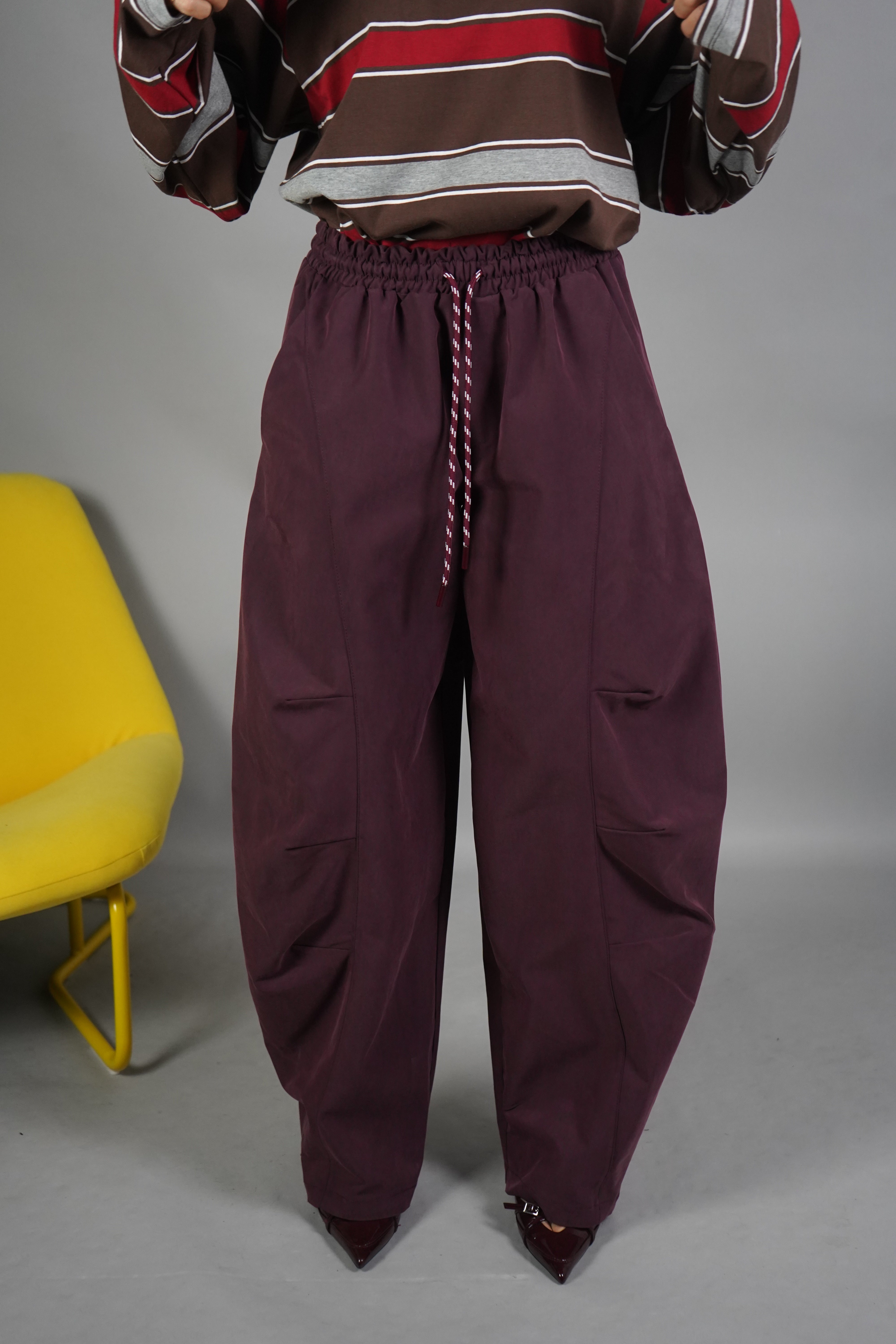 PANTALONE BALLON PRUGNA