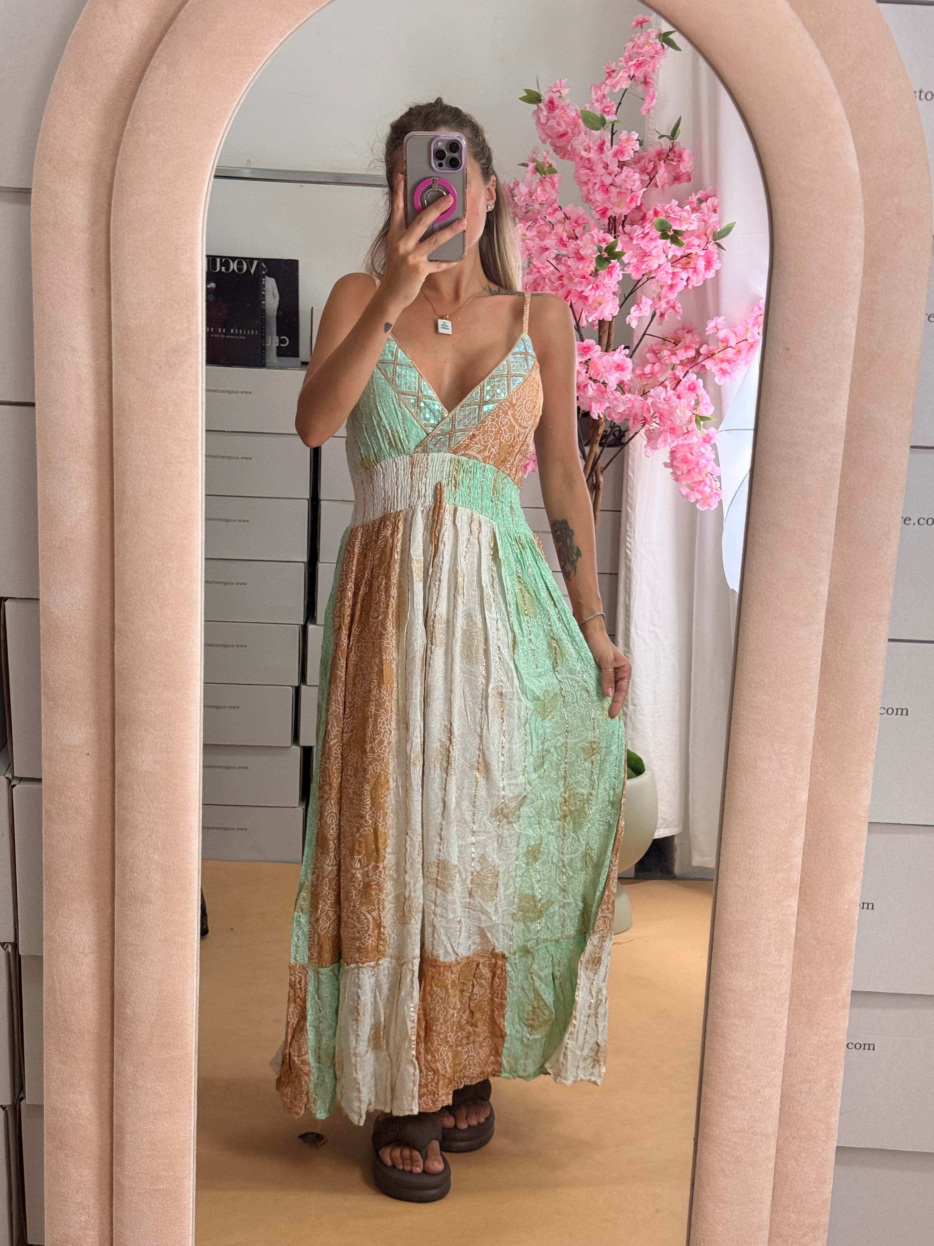 DRESS PASTELLI VERDE