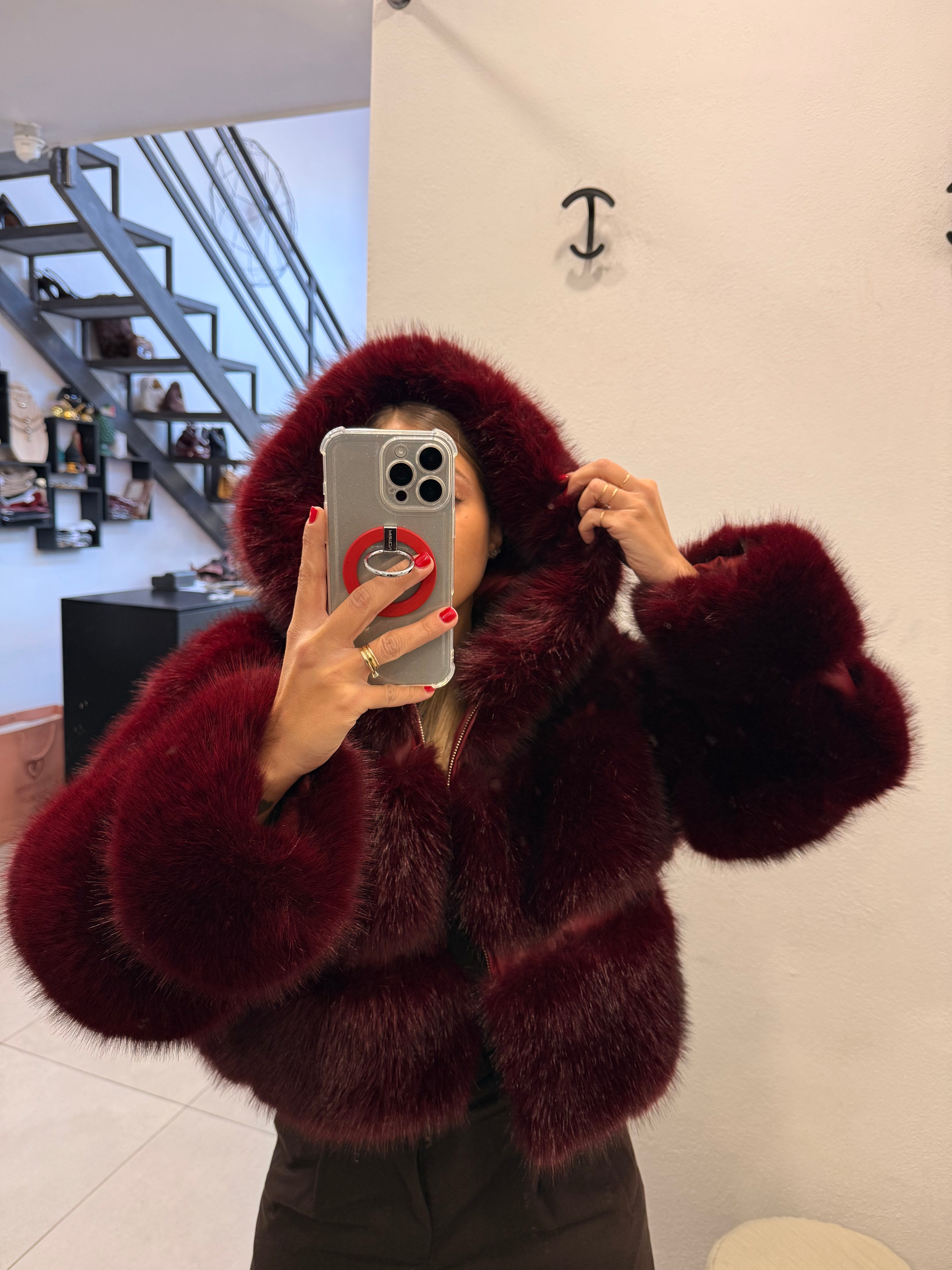 PELLICCIA LUXURY CROP BORDEAUX