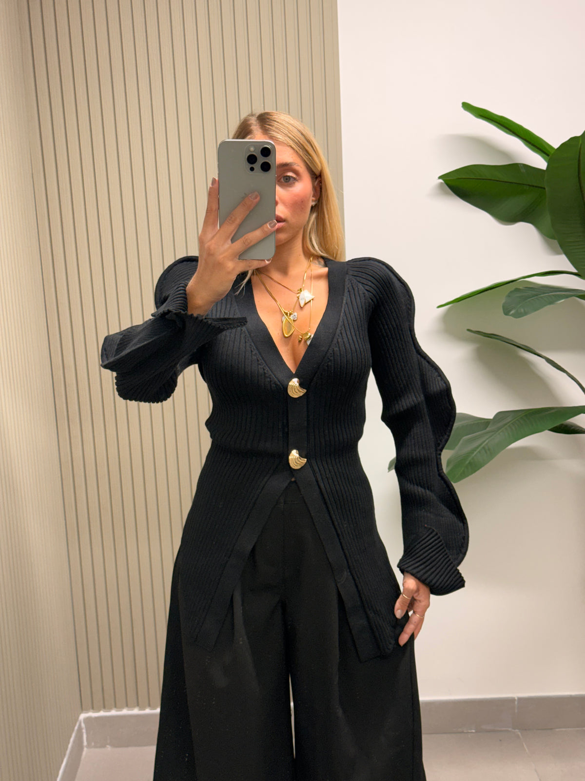 MAGLIA LIBELLULA NERO