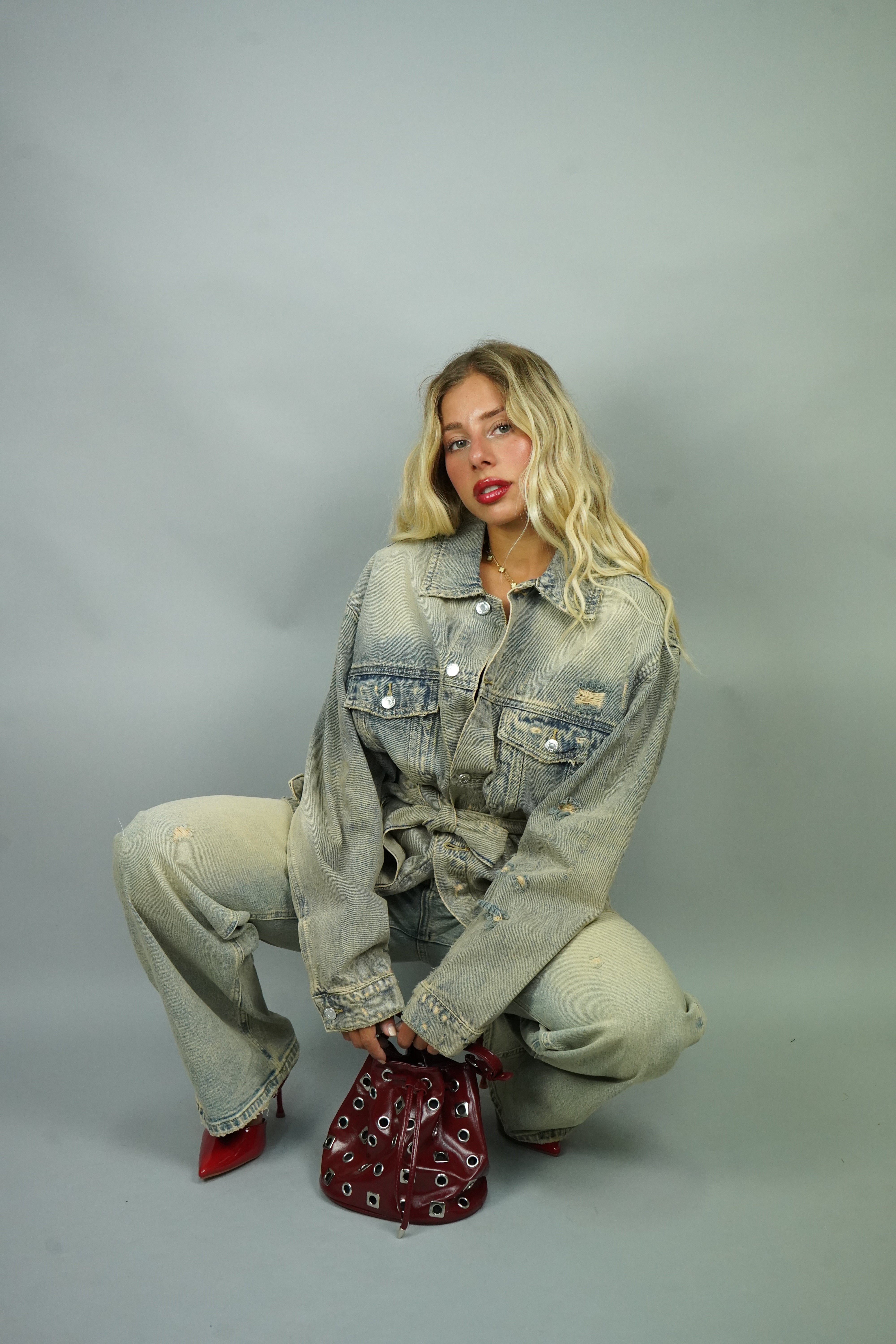 COORDINATO DENIM SABBIA
