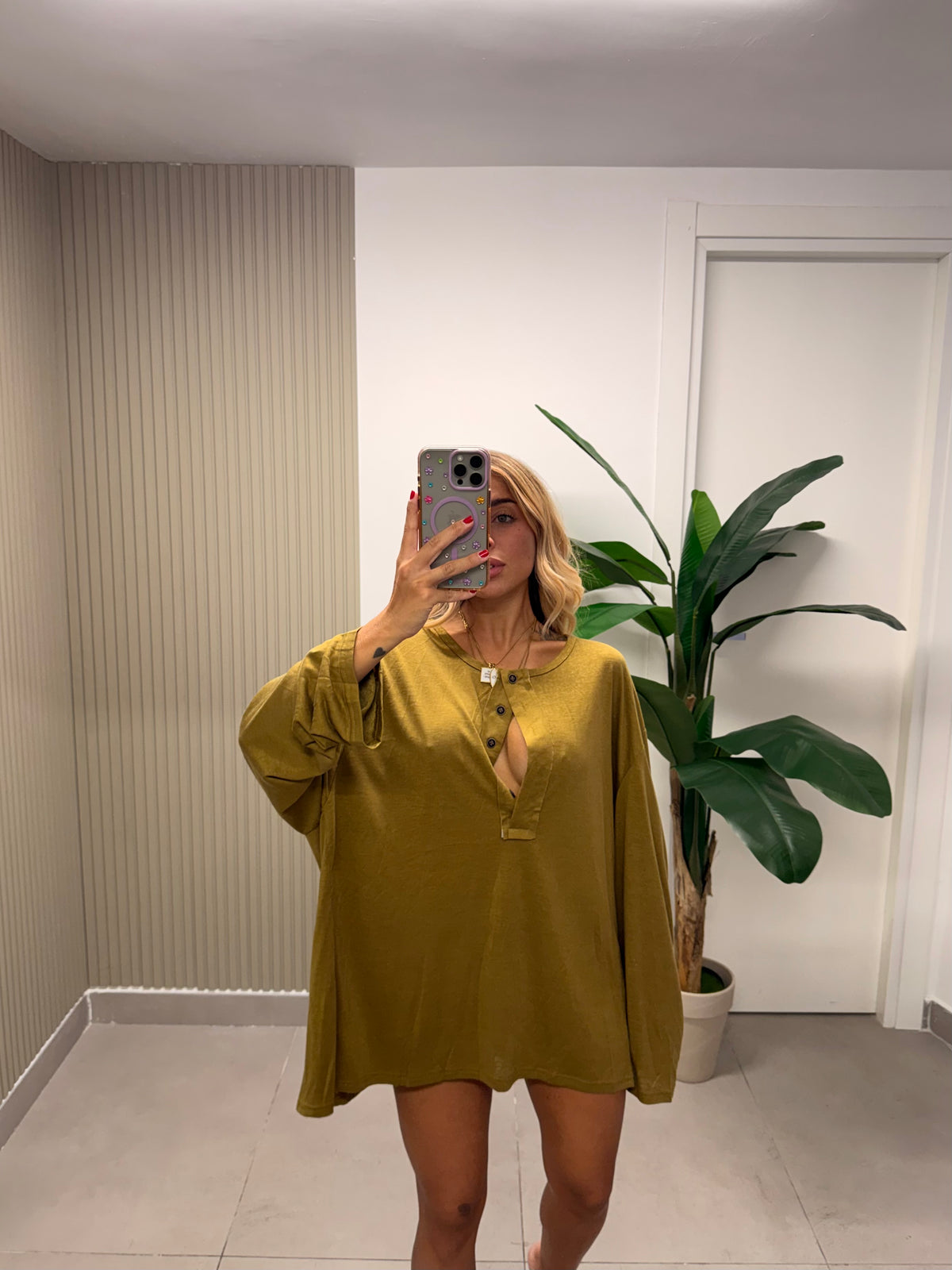 MAXI T-SHIRT BOYFRIEND OLIVA