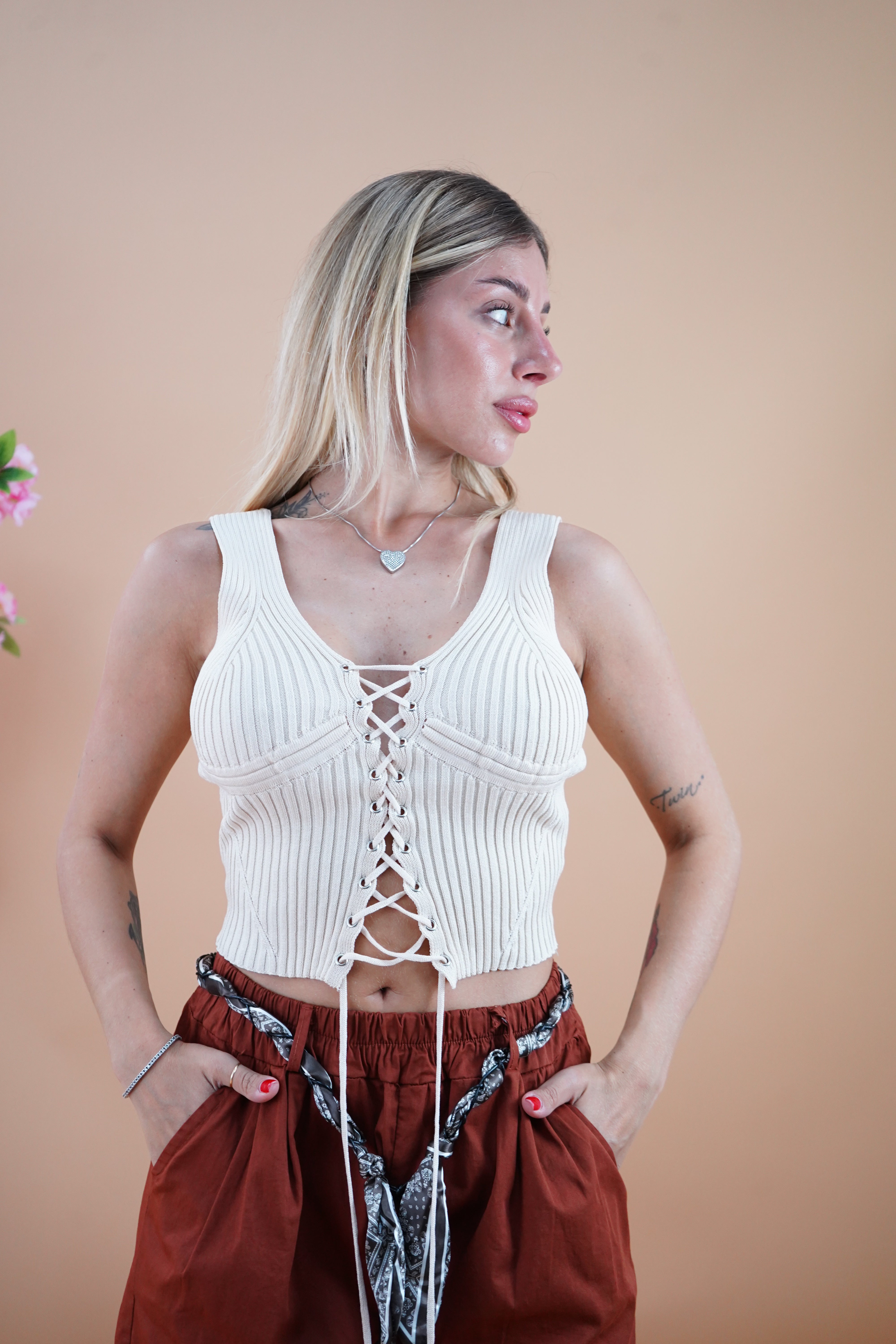 TOP ANGELICA BEIGE