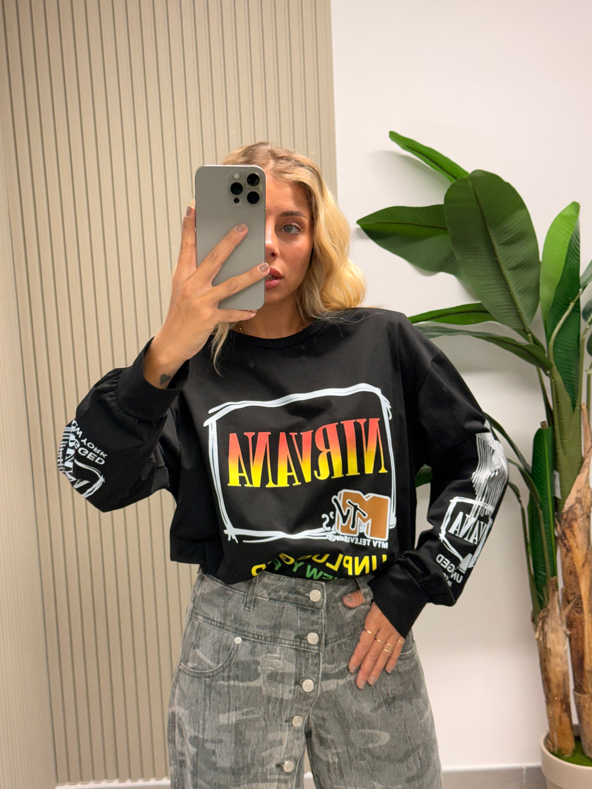 T-SHIRT NIRVANA LONG SLEVEE