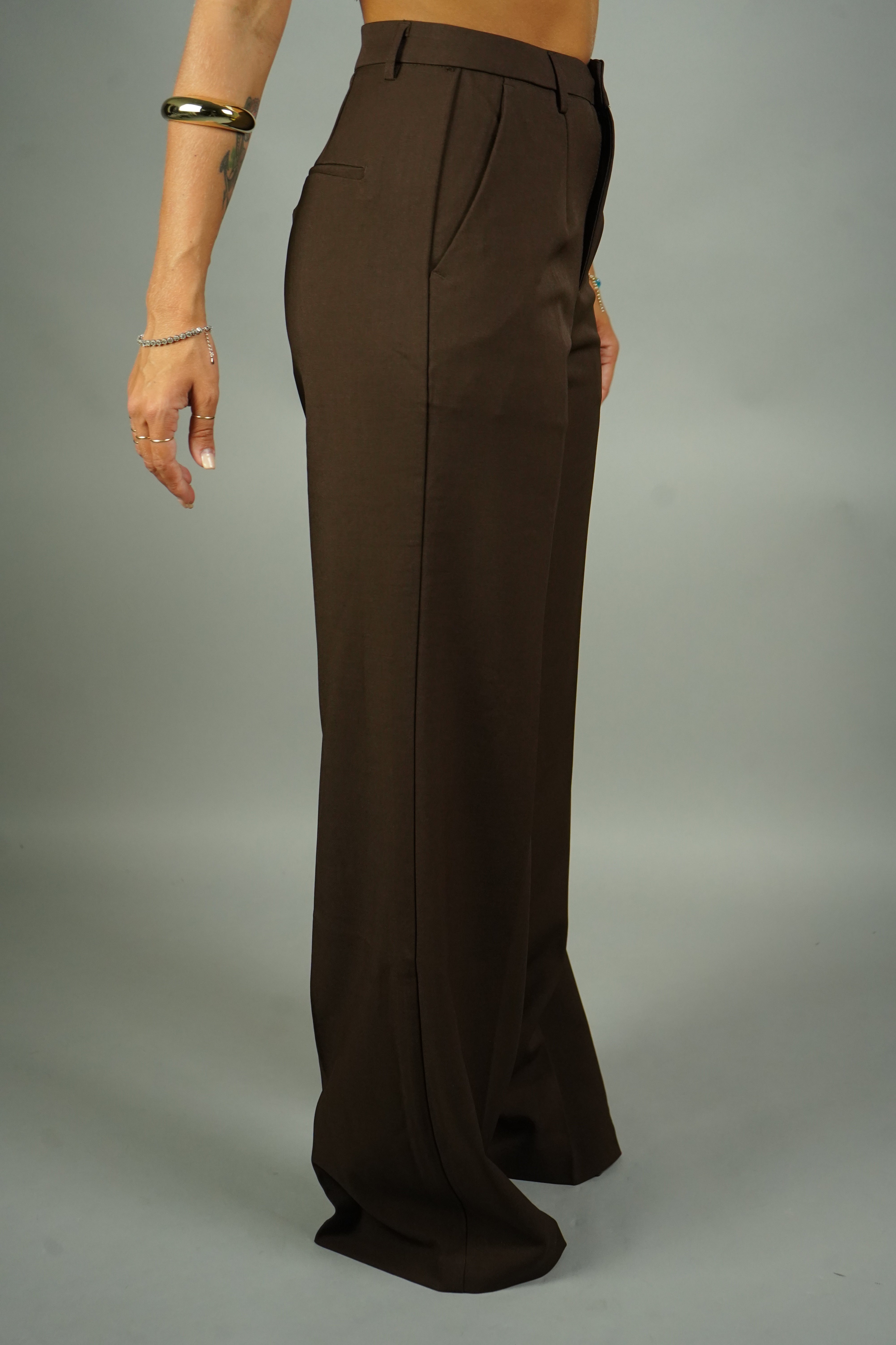 PANTALONE OFFICE MARRONE