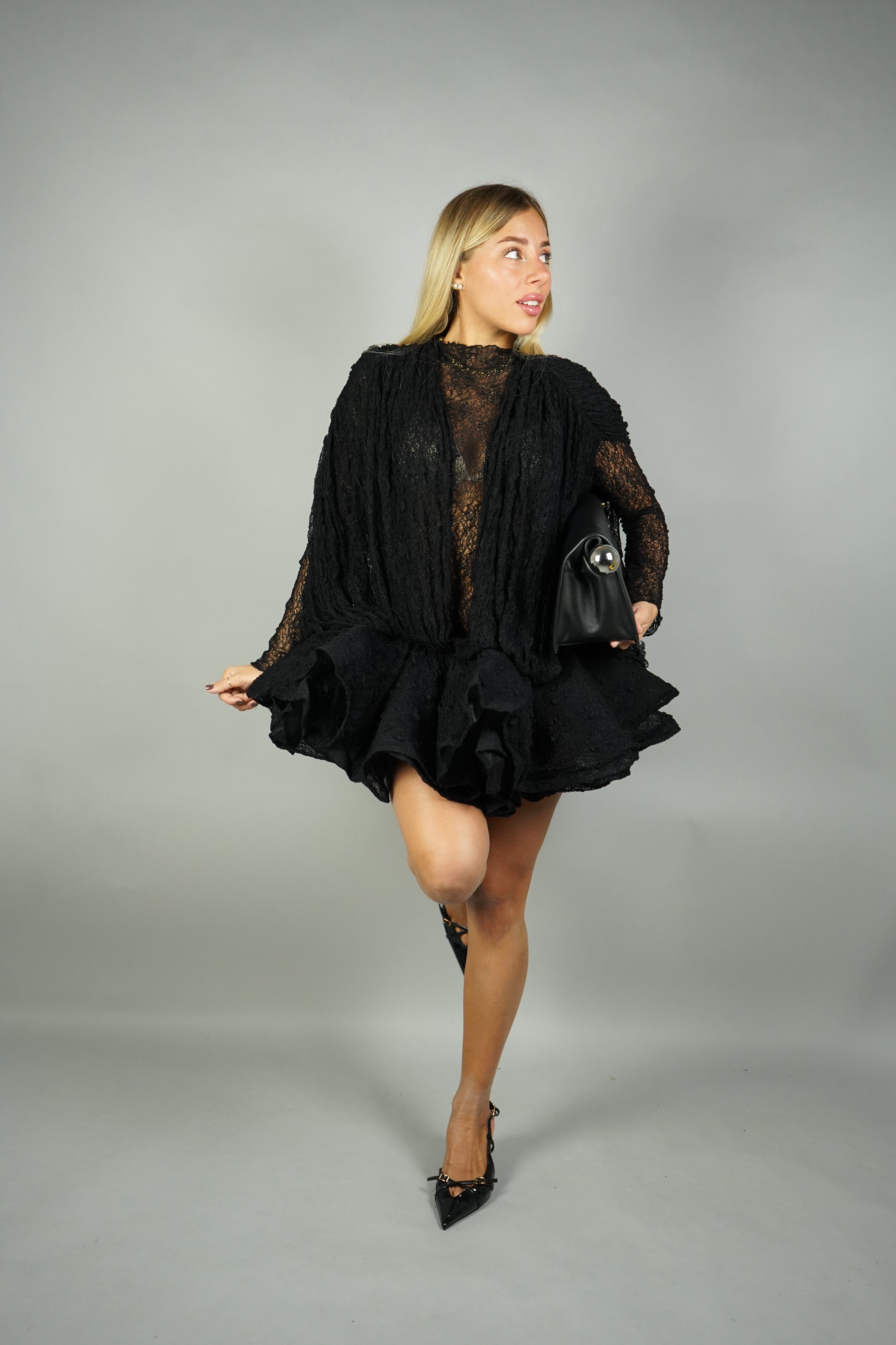 MINI DRESS BONTON NERO