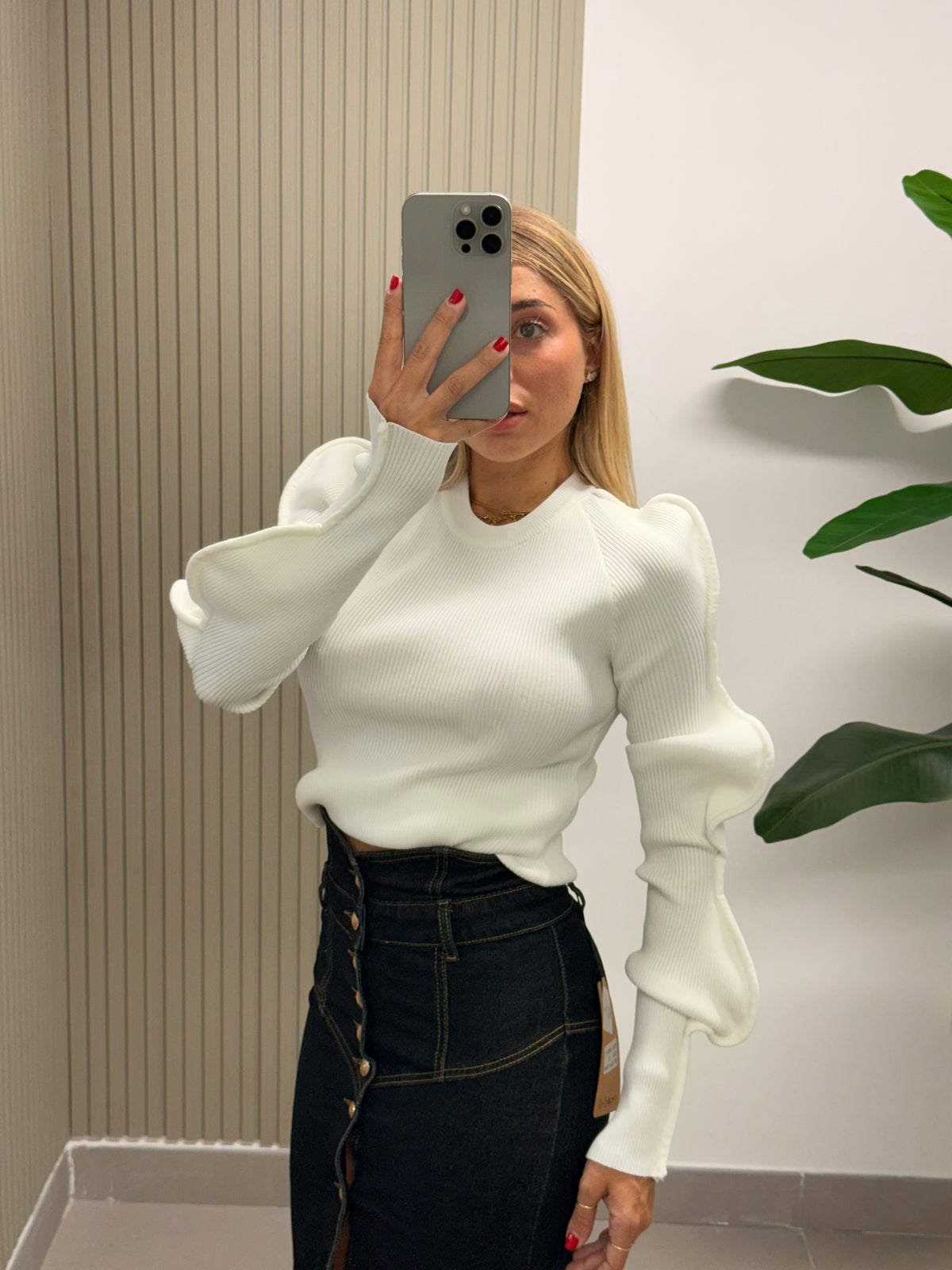 MAGLIA NUVOLA BIANCA