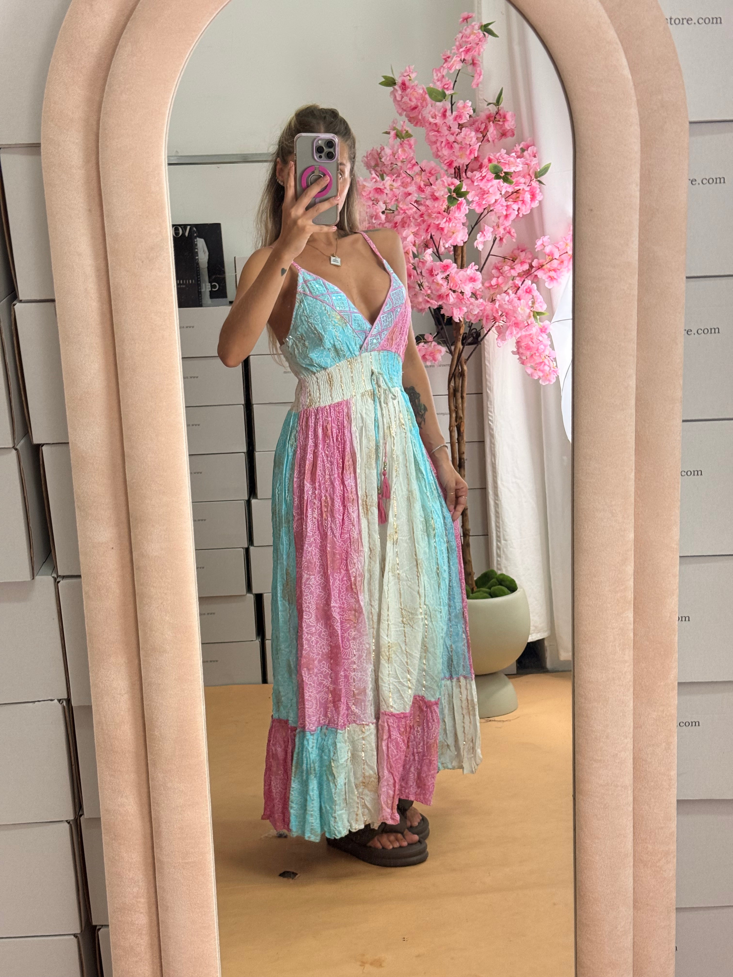 DRESS PASTELLI AZZURRO