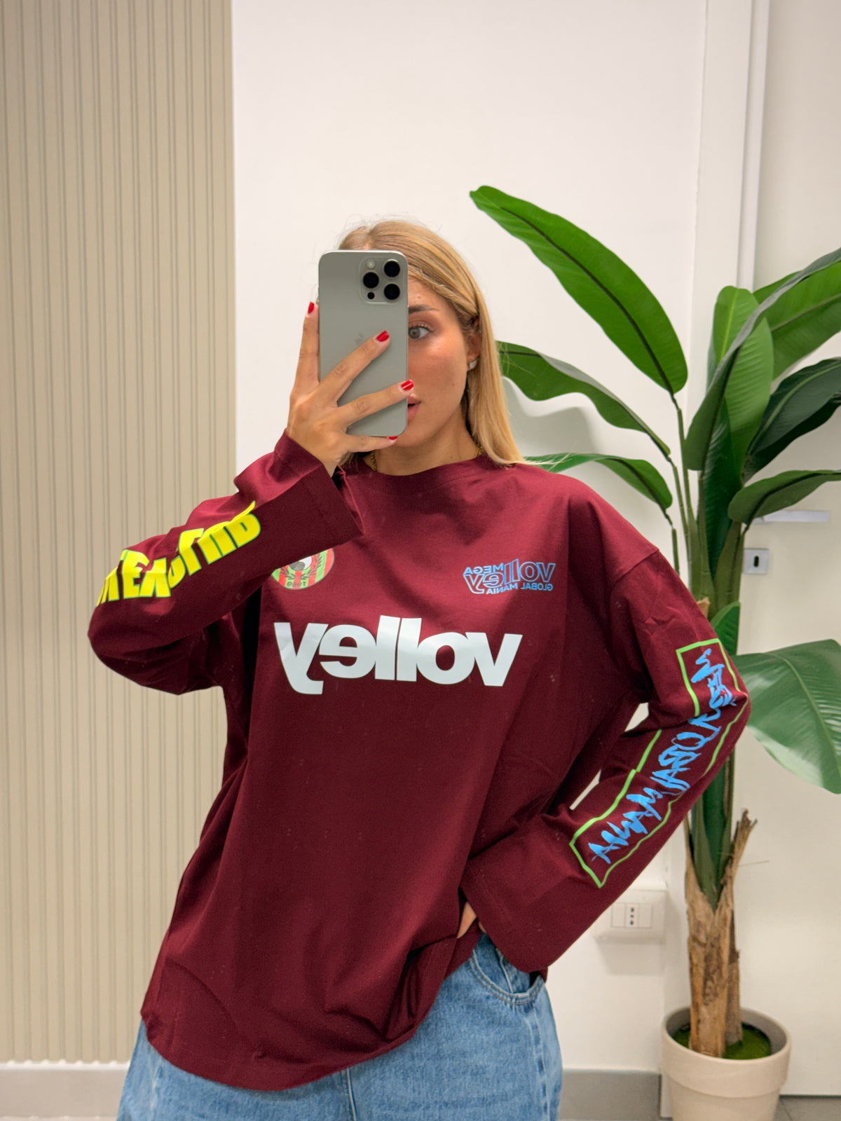 T-SHIRT VOLLEY BORDEAUX