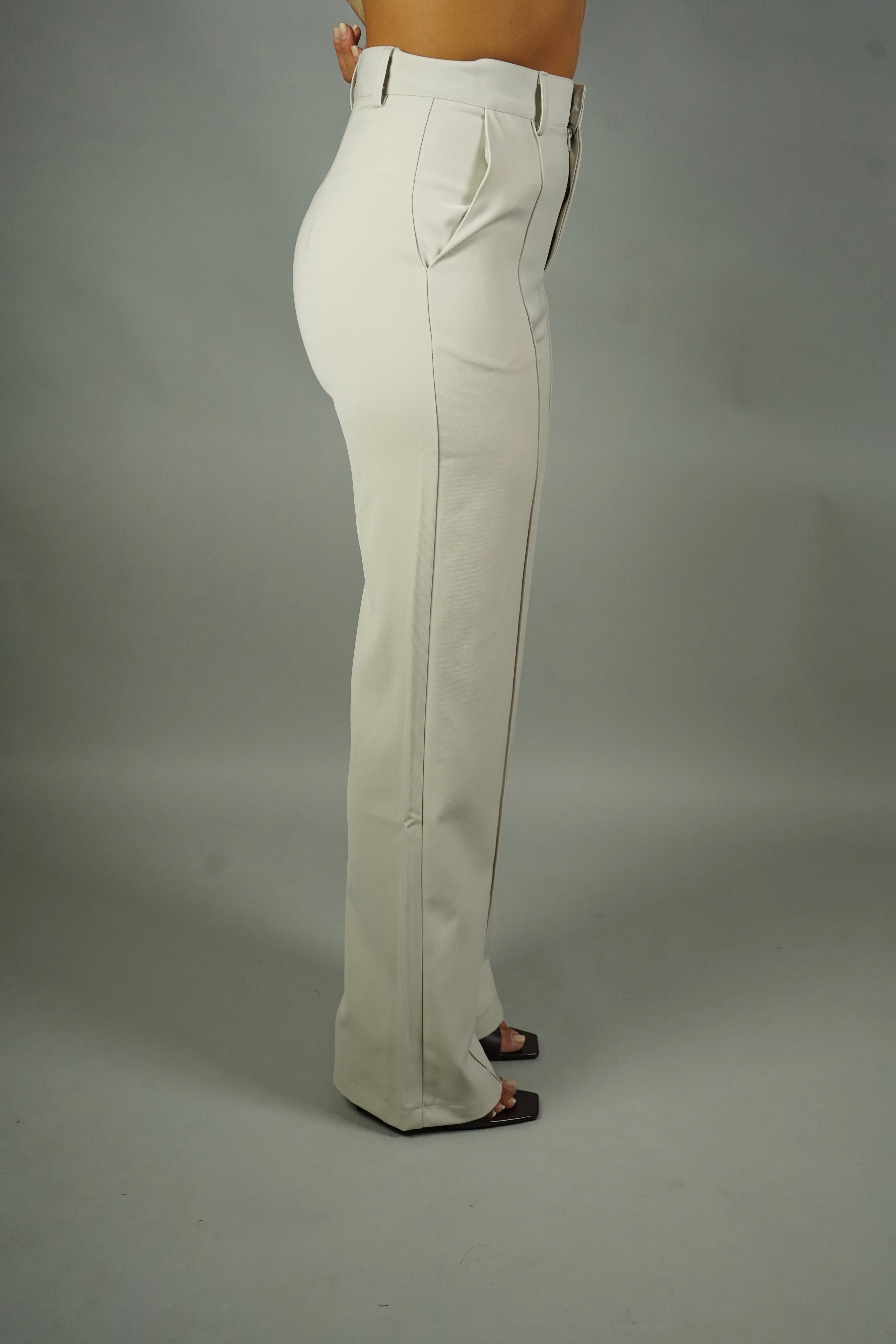 PANTALONE GAMBA DRITTA BEIGE