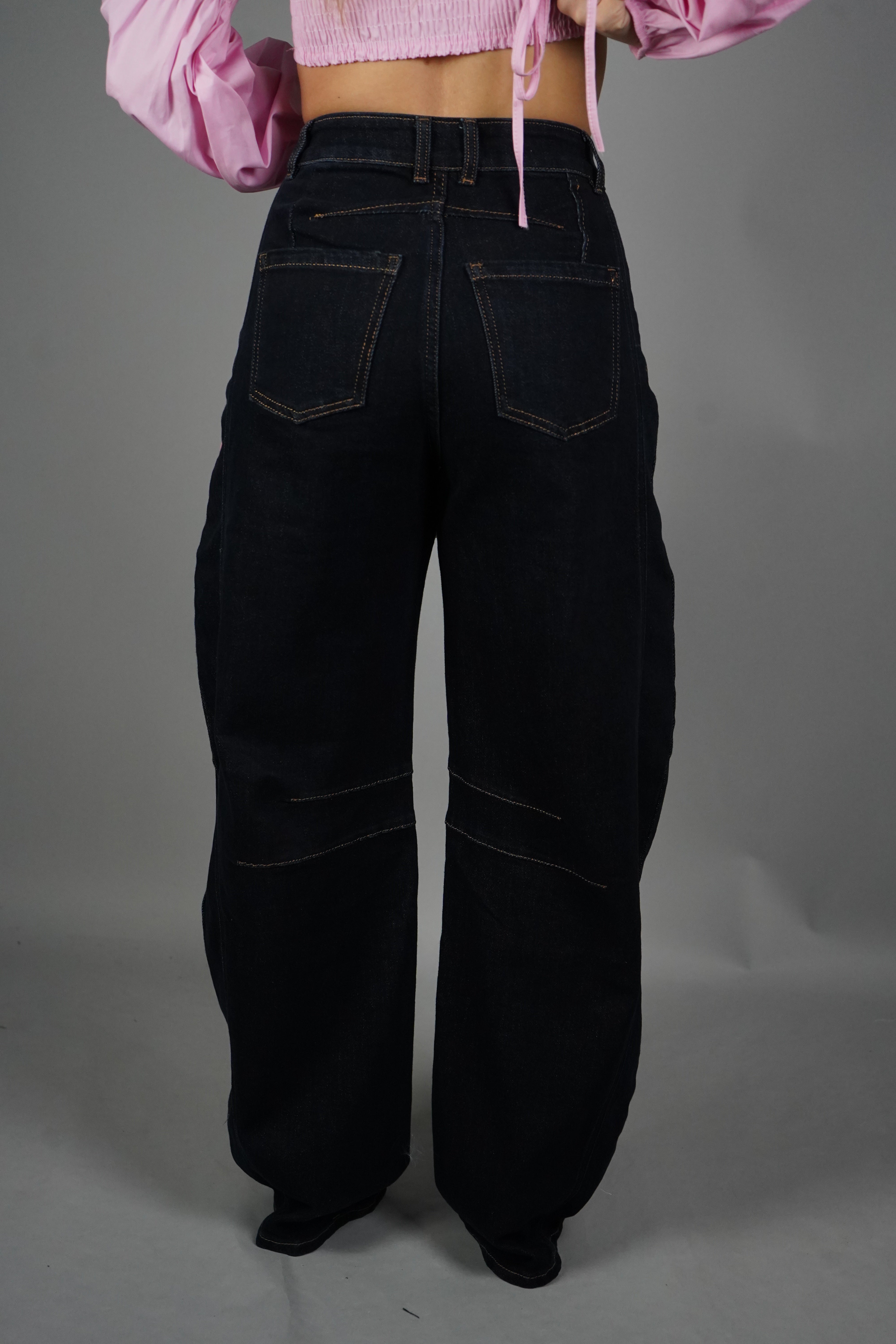 JEANS BARRELL BLU